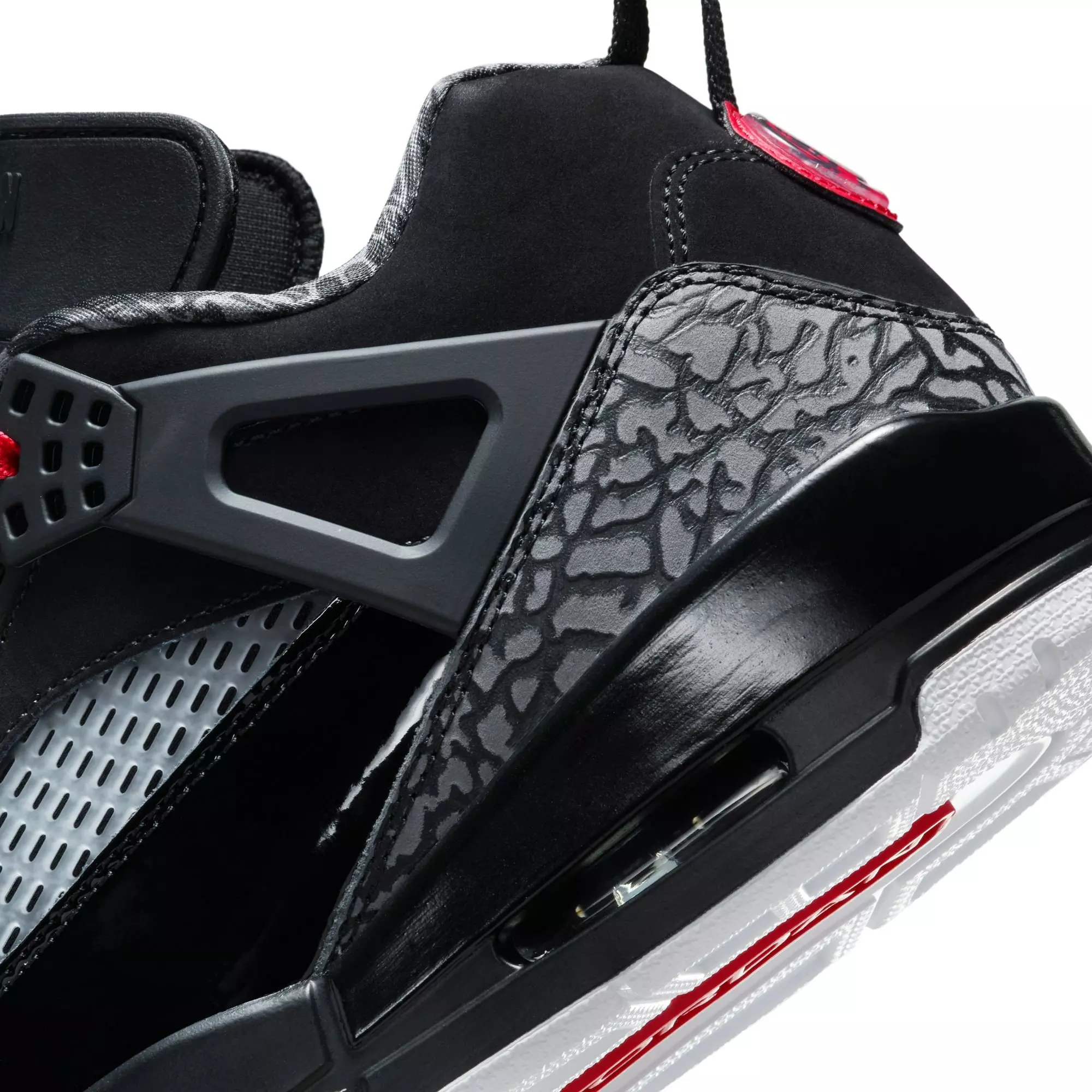 Jordan Spizike Low "Black/Varsity Red/Classic Green/White" Men's Shoe - BLACK/RED