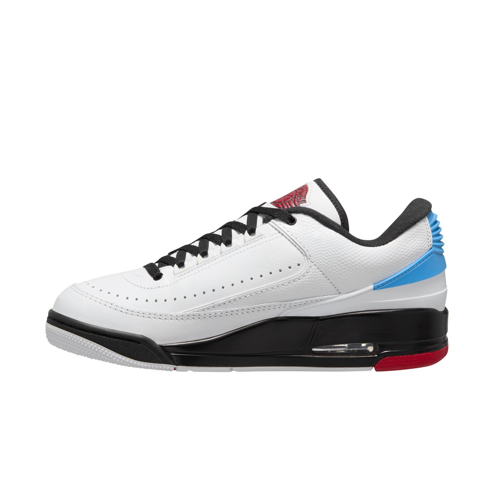 Jordan 2/3 "White/Varsity Red/Black/University Blue" Men's Shoe - WHITE/RED/BLACK Thumbnail View 2