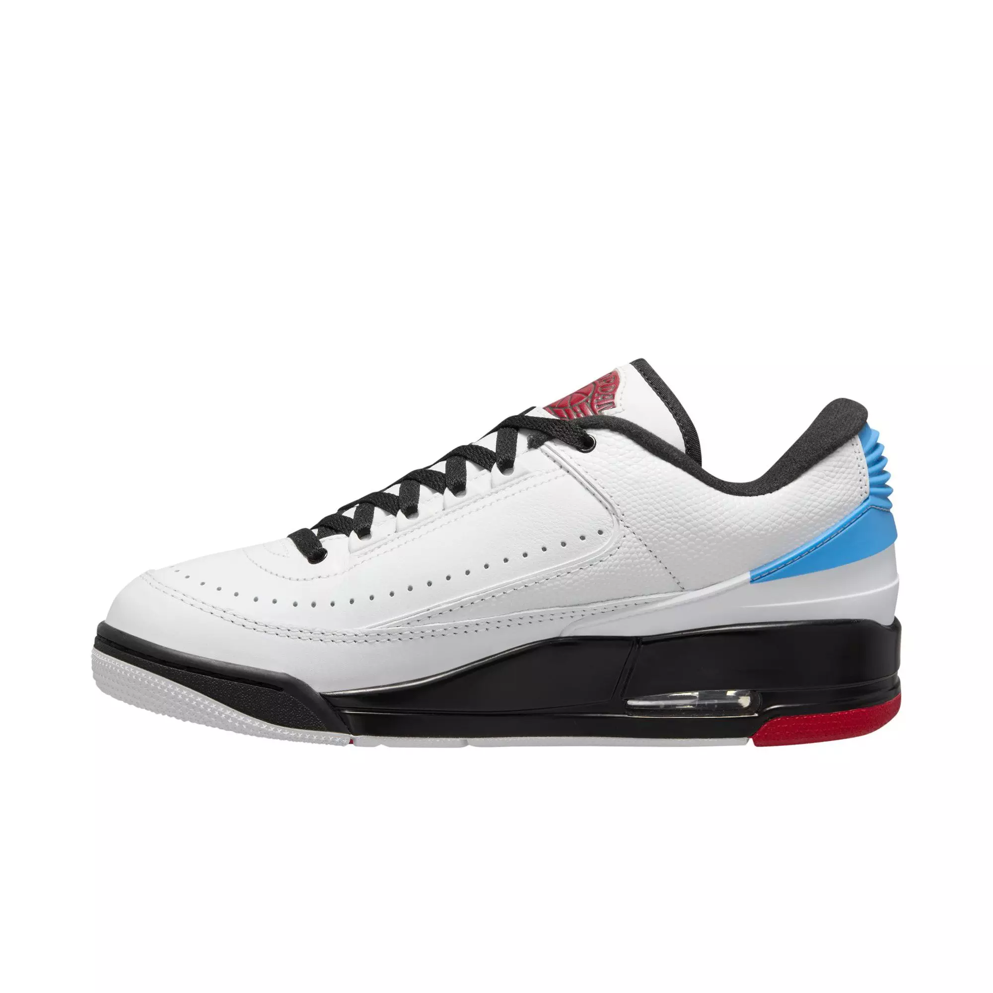 Jordan 2/3 "White/Varsity Red/Black/University Blue" Men's Shoe - WHITE/RED/BLACK