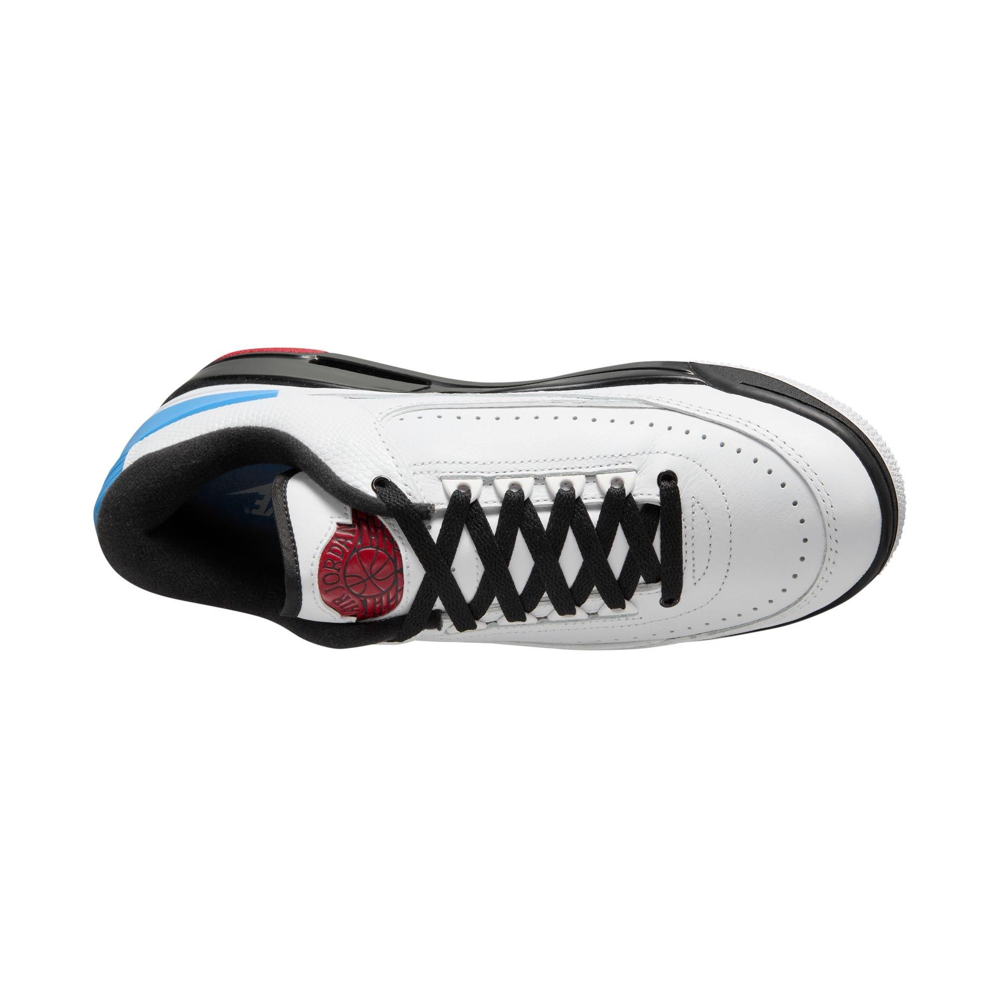 Jordan 2/3 "White/Varsity Red/Black/University Blue" Men's Shoe - WHITE/RED/BLACK Thumbnail View 3