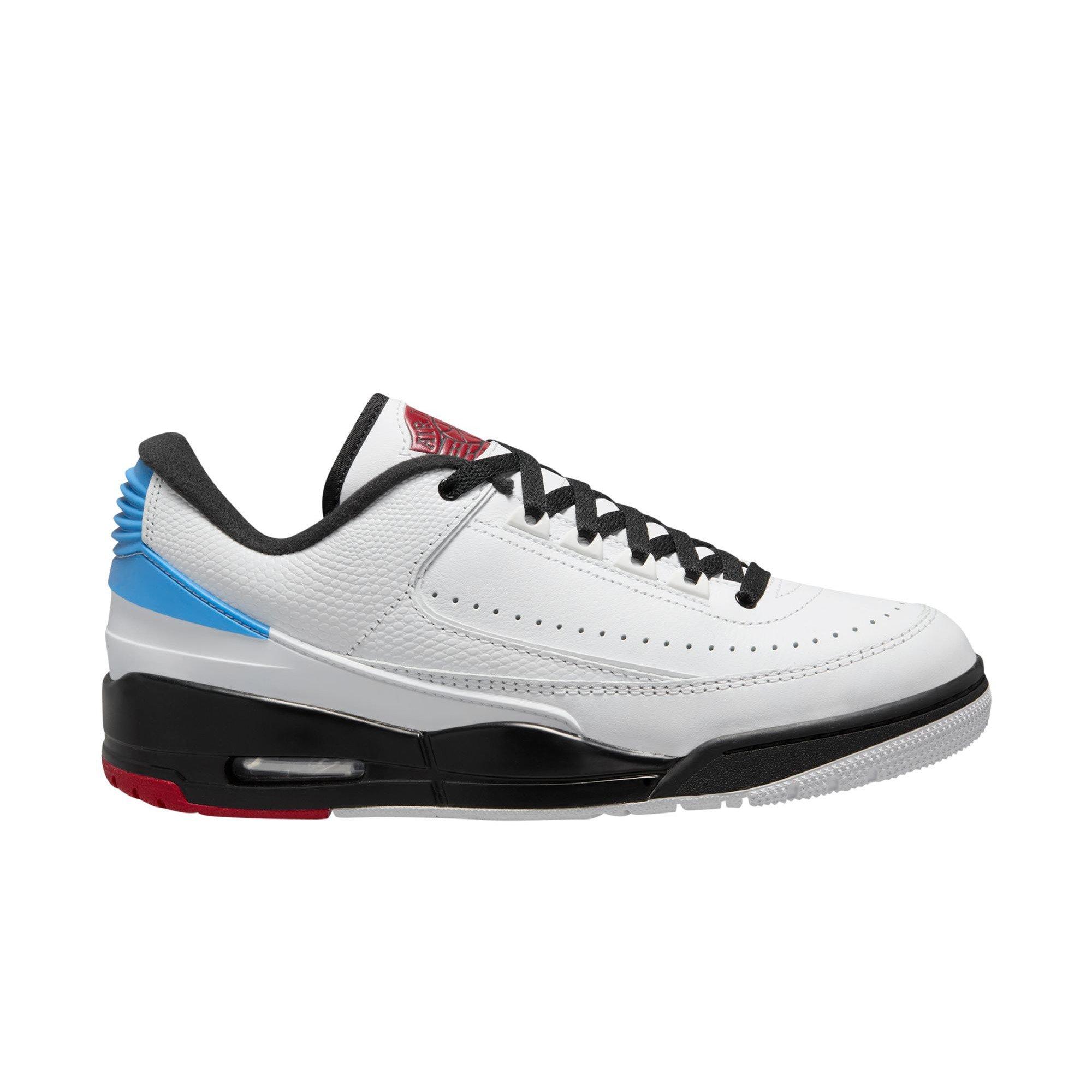 Jordan 2/3 "White/Varsity Red/Black/University Blue" Men's Shoe