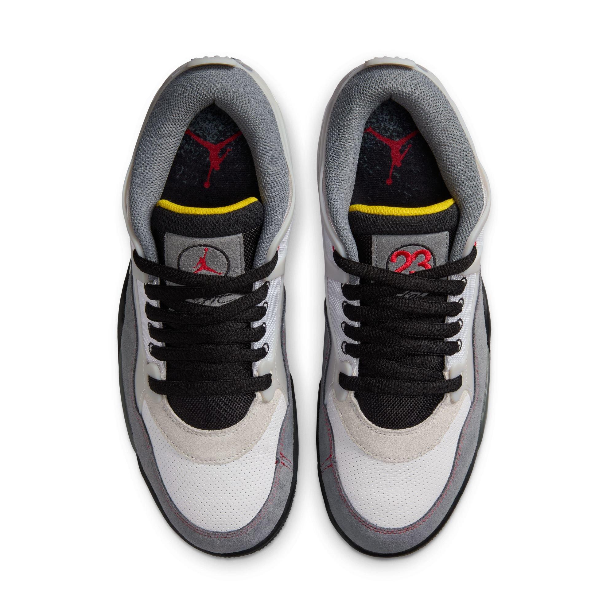 Jordan 4 RM Premium "White/Fire Red/Black/Smoke Grey" Men's Shoe - WHITE/GREY Thumbnail View 6