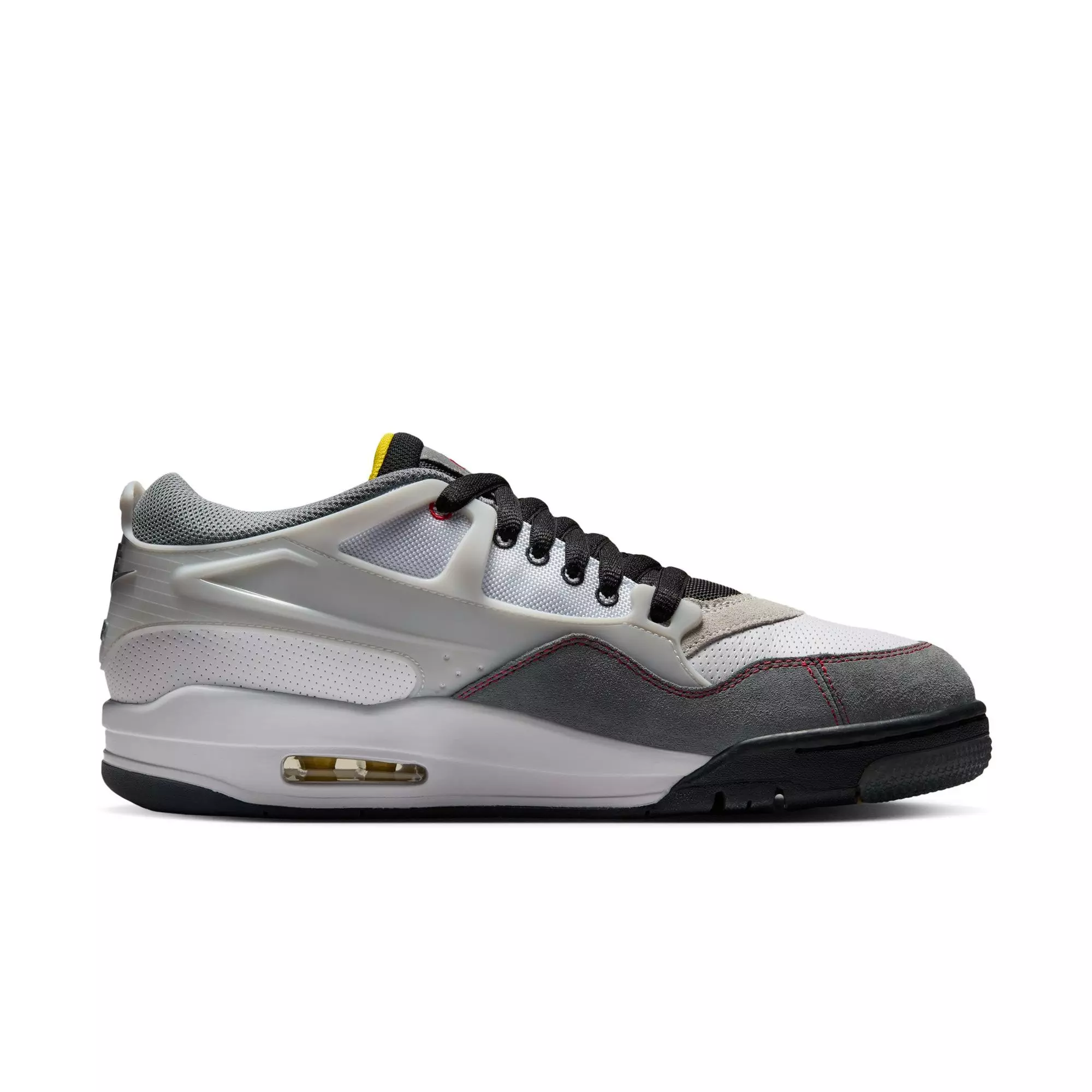 Jordan 4 RM Premium "White/Fire Red/Black/Smoke Grey" Men's Shoe - WHITE/GREY