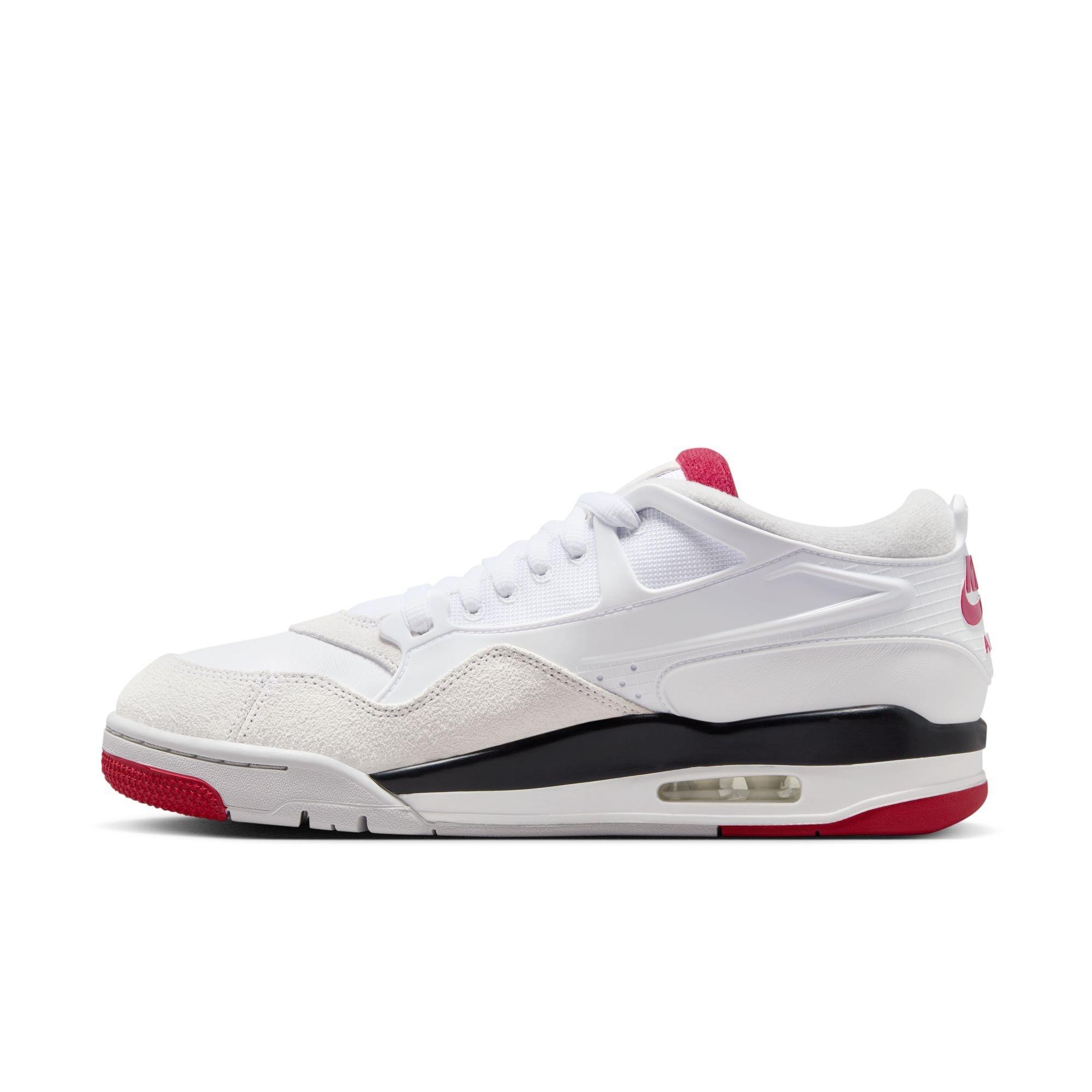 Jordan 4 RM "White/Varsity Red/Black/Neutral Grey" Men's Shoe - WHITE/RED/YELLOW Thumbnail View 4