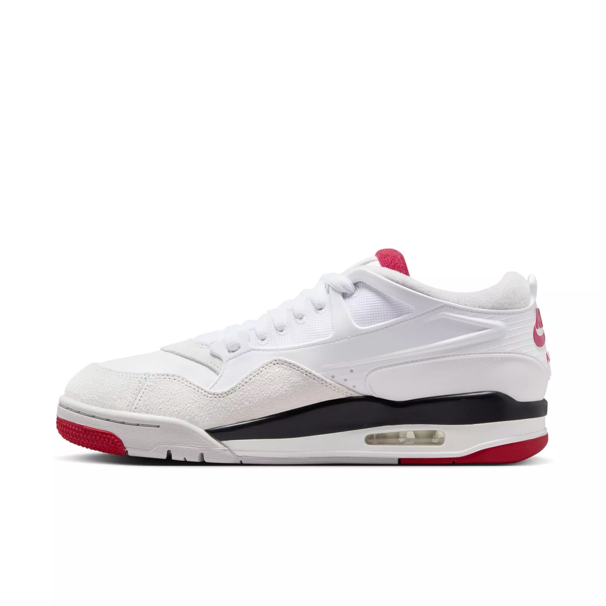 Jordan 4 RM "White/Varsity Red/Black/Neutral Grey" Men's Shoe - WHITE/RED/YELLOW