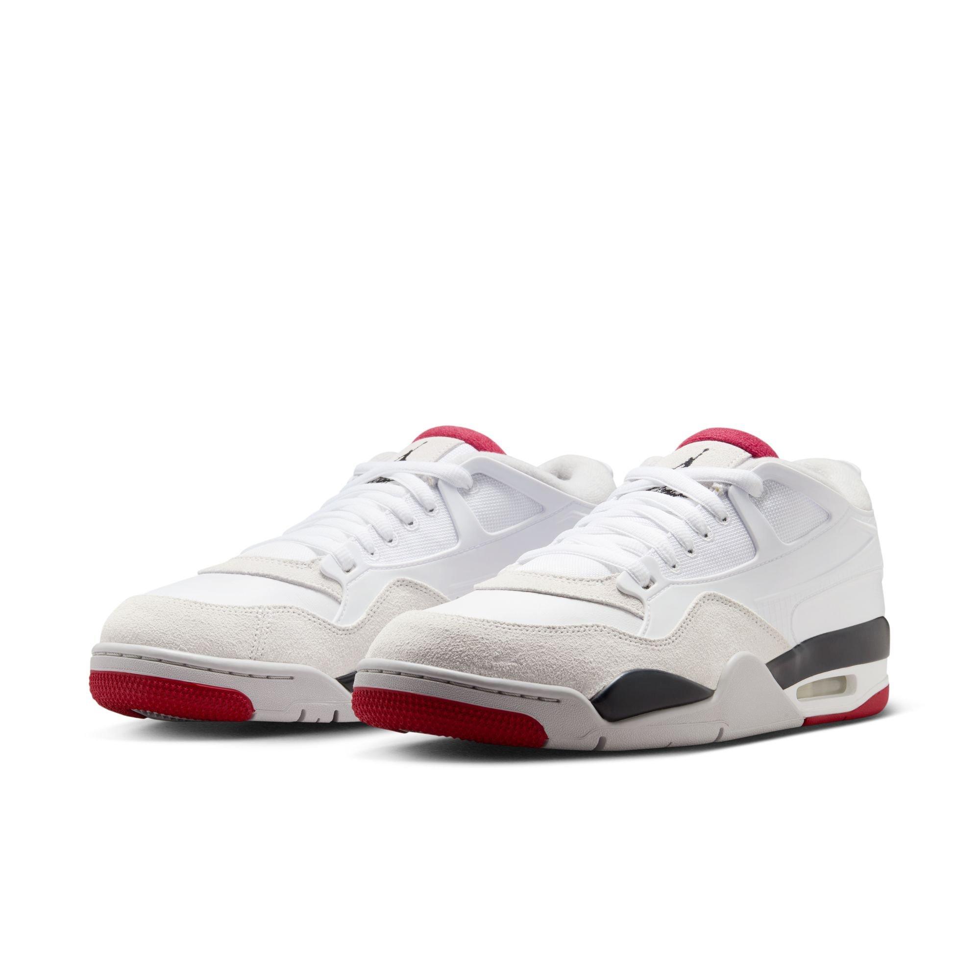 Jordan 4 RM "White/Varsity Red/Black/Neutral Grey" Men's Shoe - WHITE/RED/YELLOW Thumbnail View 5