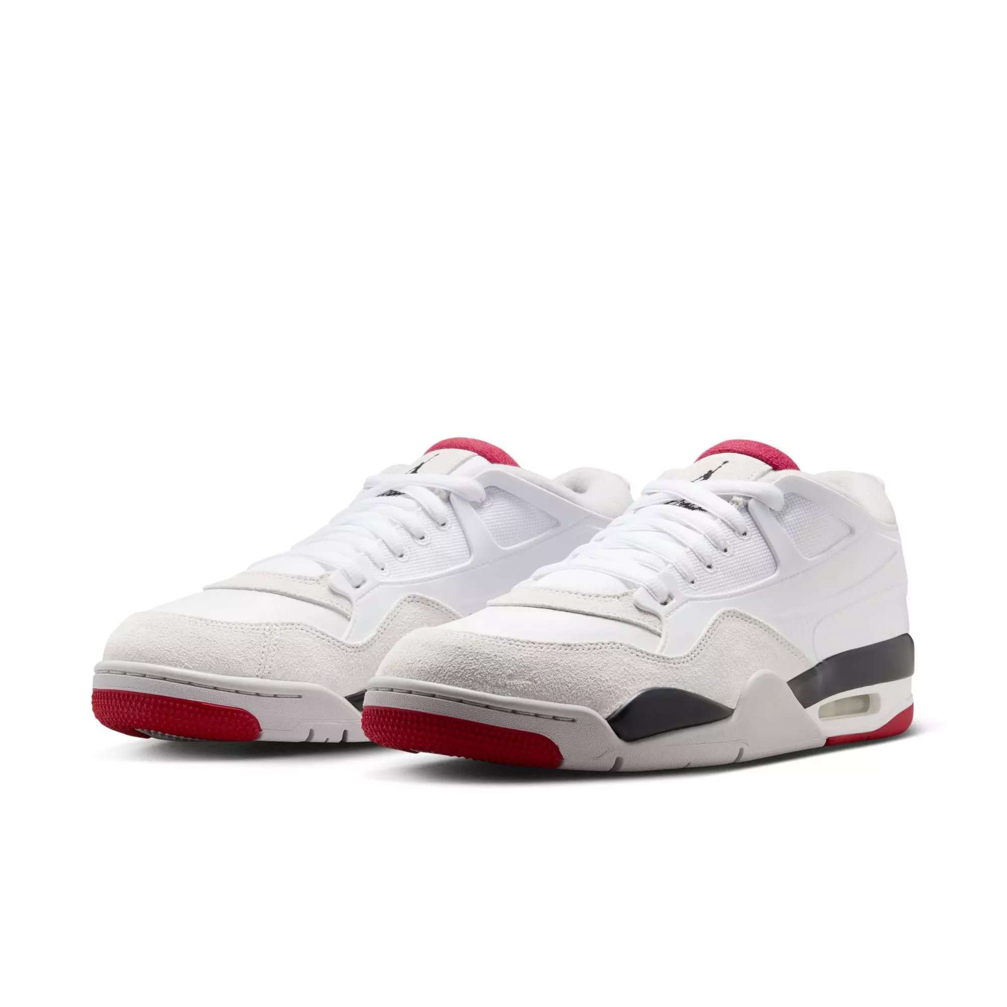 Jordan 4 RM "White/Varsity Red/Black/Neutral Grey" Men's Shoe - WHITE/RED/YELLOW