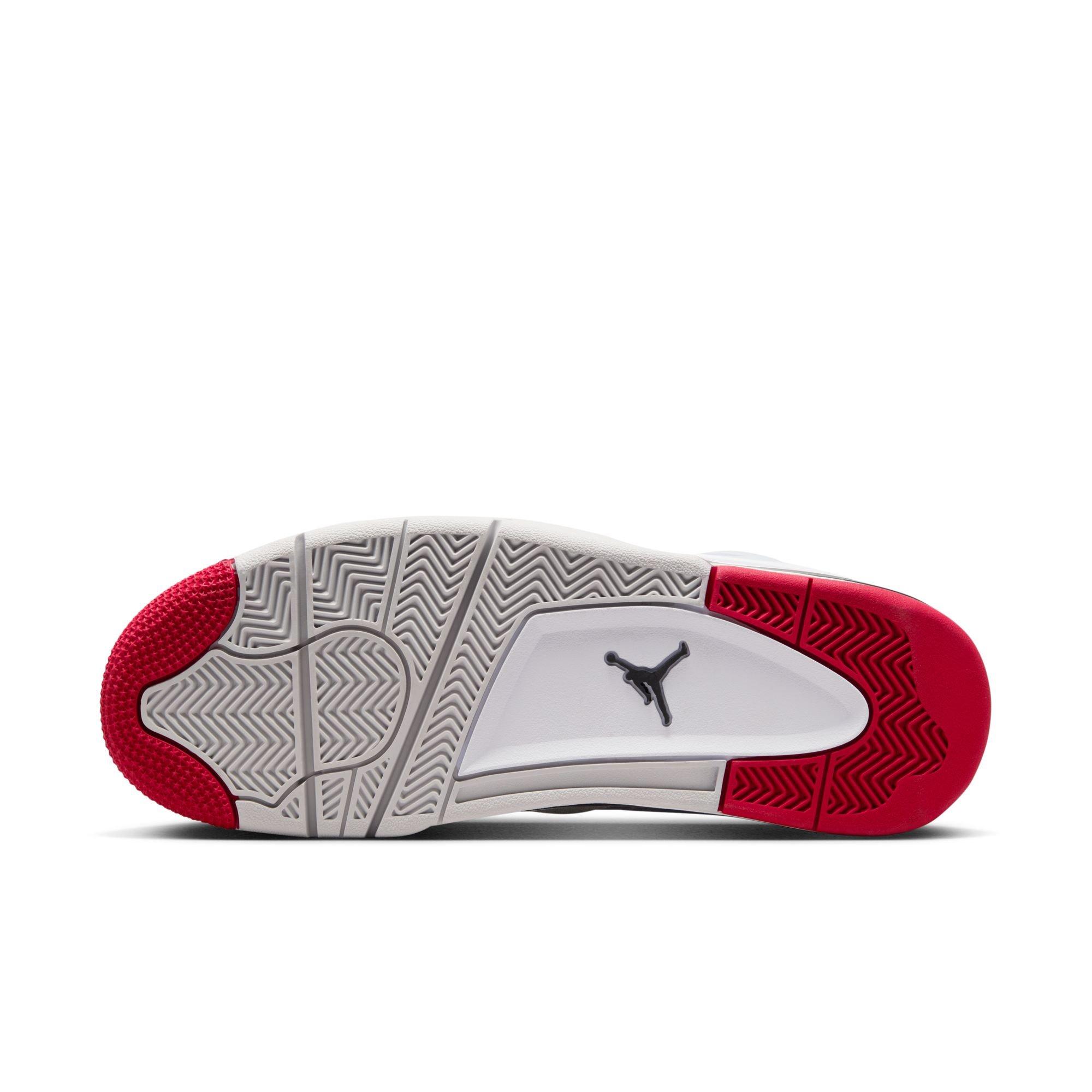 Jordan 4 RM "White/Varsity Red/Black/Neutral Grey" Men's Shoe - WHITE/RED/YELLOW Thumbnail View 9