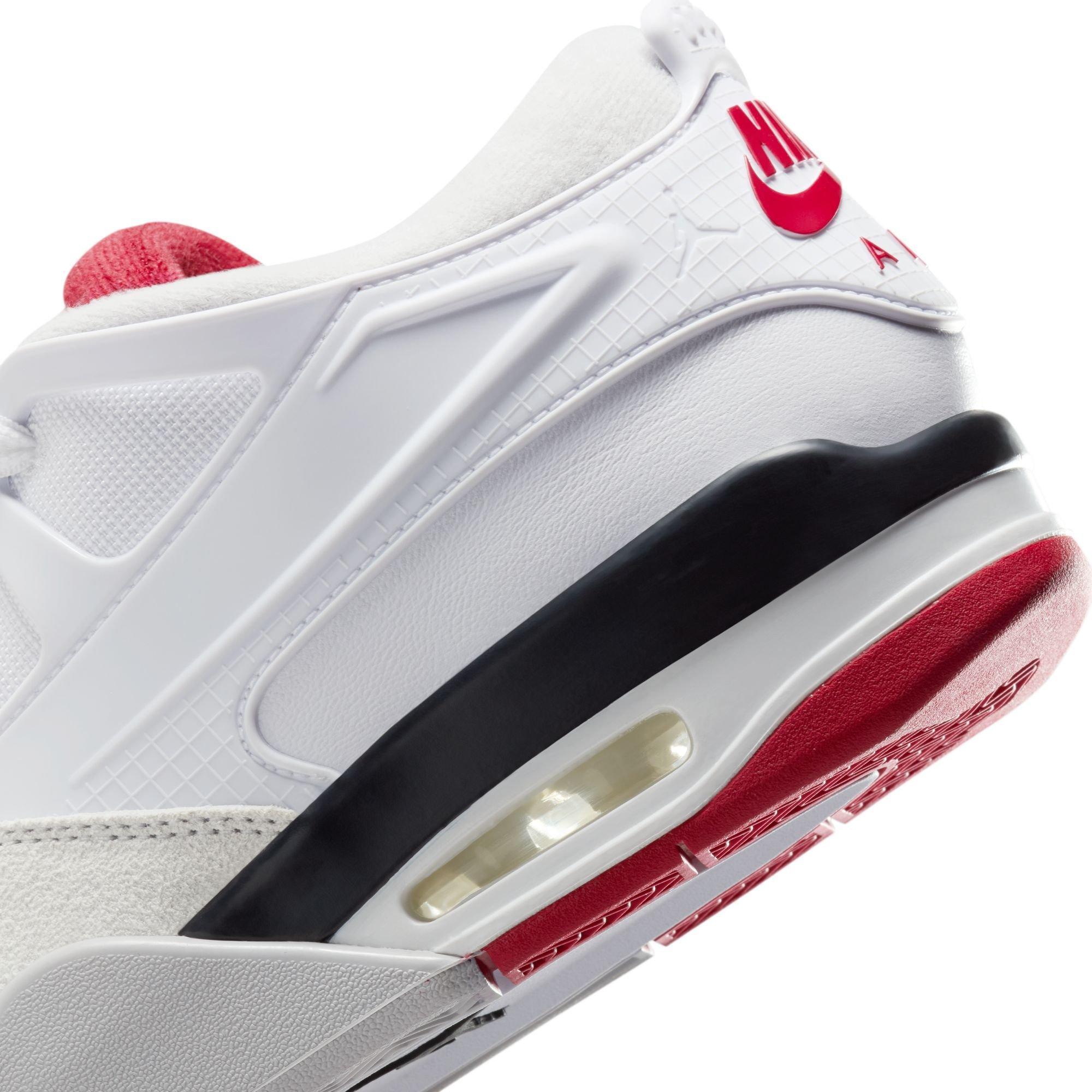 Jordan 4 RM "White/Varsity Red/Black/Neutral Grey" Men's Shoe - WHITE/RED/YELLOW Thumbnail View 11