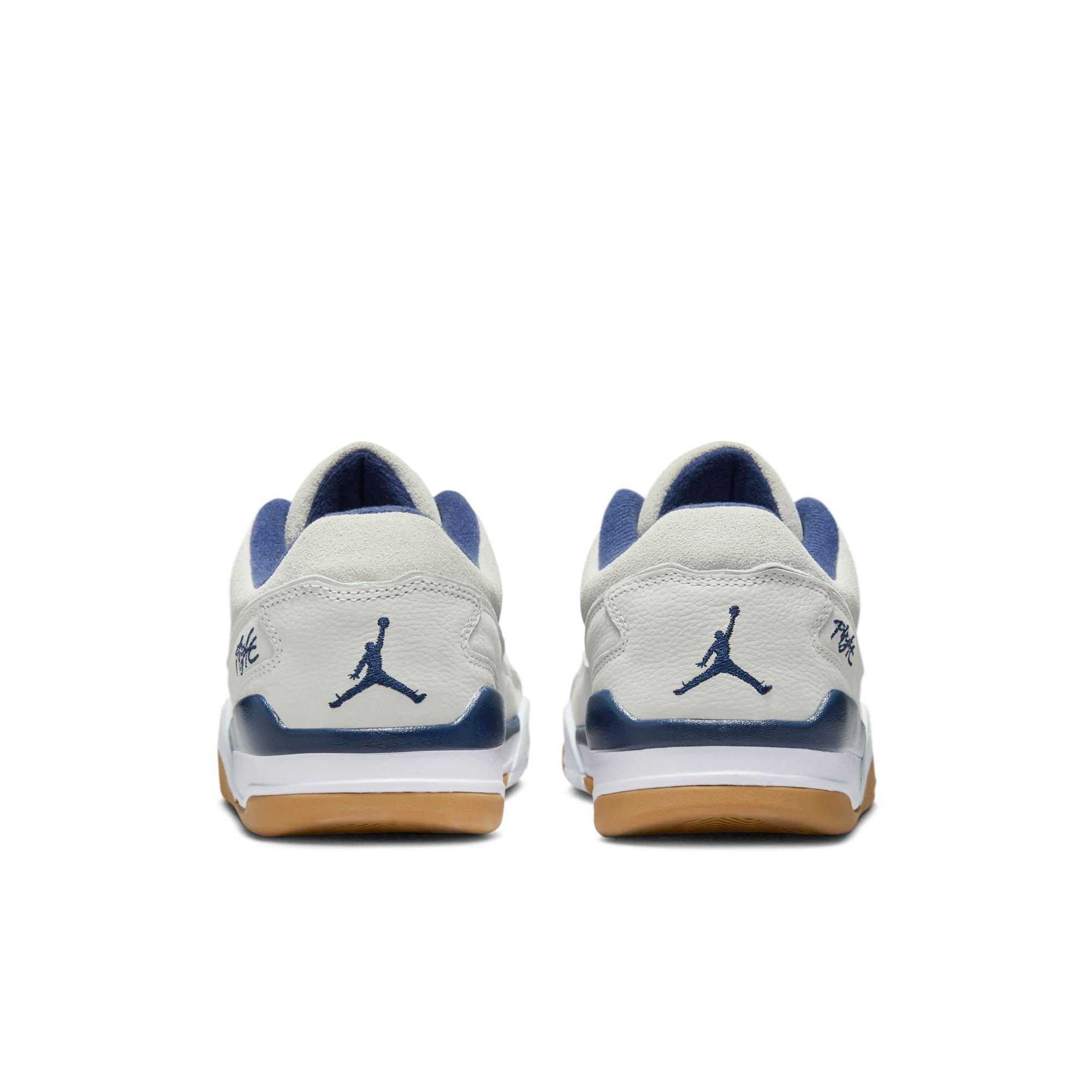 Jordan Flight Court "Neutral Grey/Midnight Navy/White" Men's Shoe - GREY/NAVY Thumbnail View 6