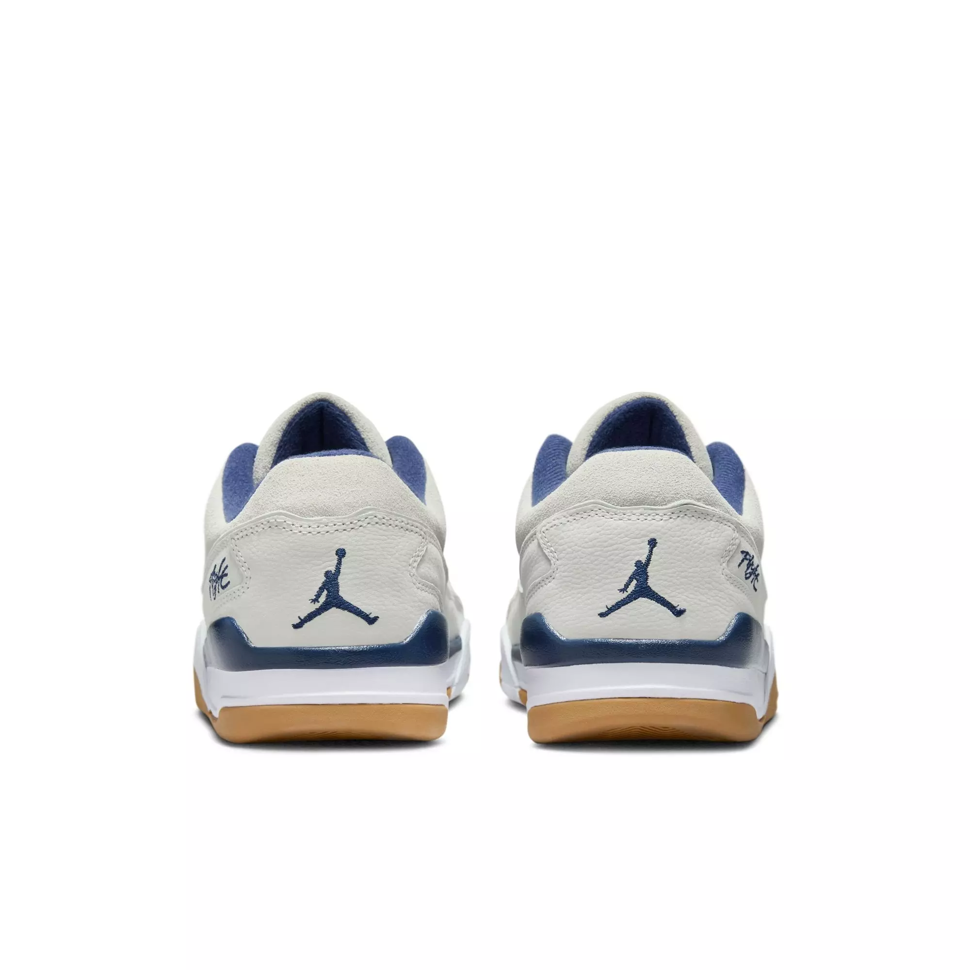 Jordan Flight Court "Neutral Grey/Midnight Navy/White" Men's Shoe - GREY/NAVY