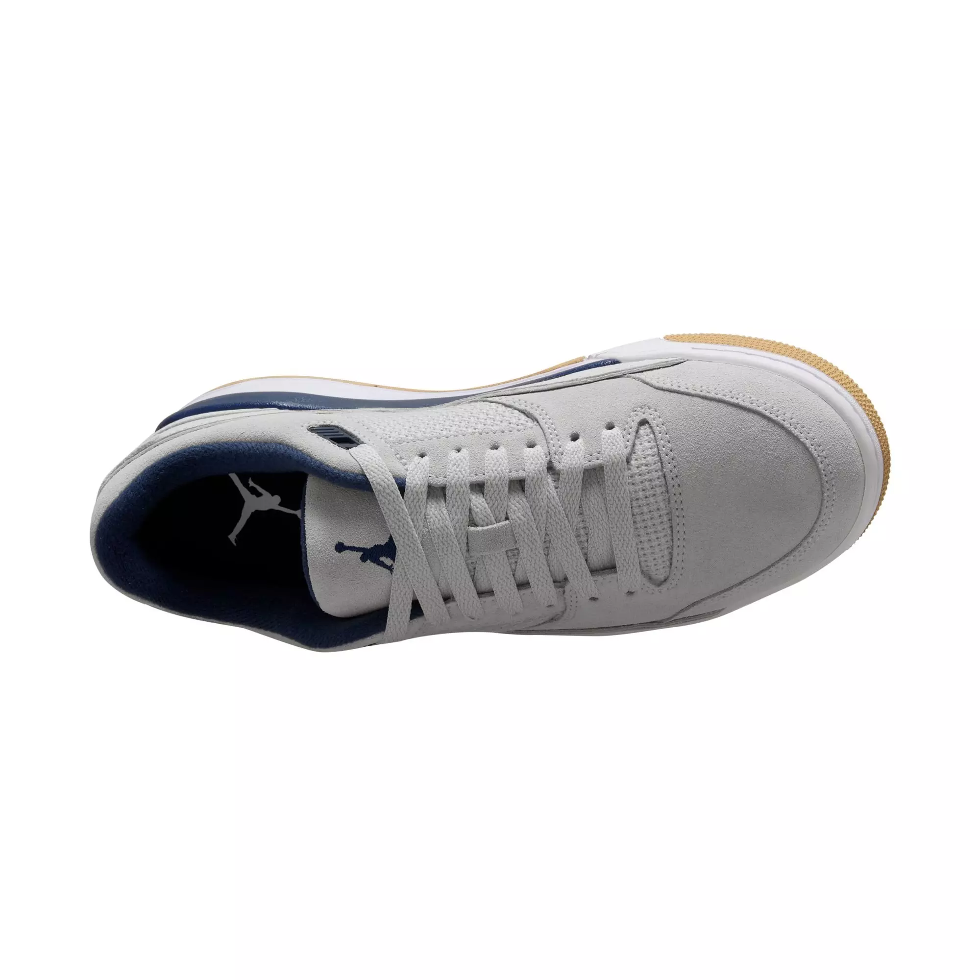 Jordan Flight Court "Neutral Grey/Midnight Navy/White" Men's Shoe - GREY/NAVY