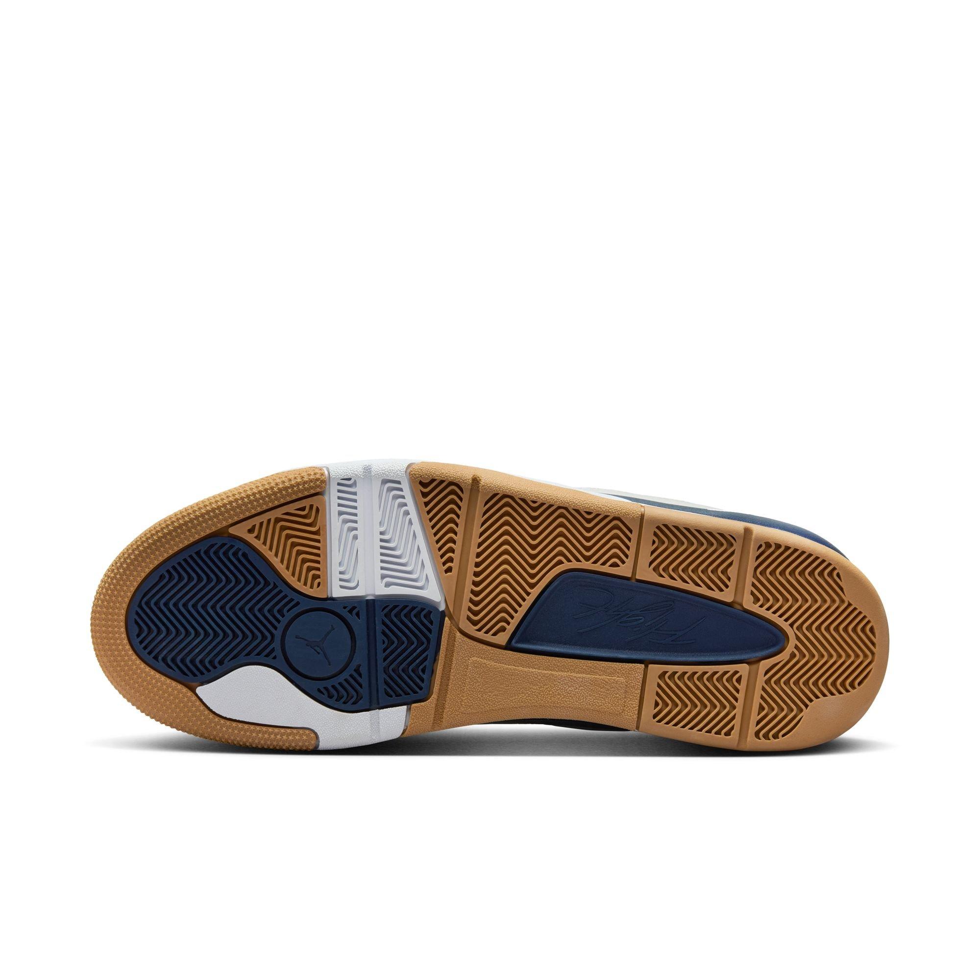 Jordan Flight Court "Neutral Grey/Midnight Navy/White" Men's Shoe - GREY/NAVY Thumbnail View 9