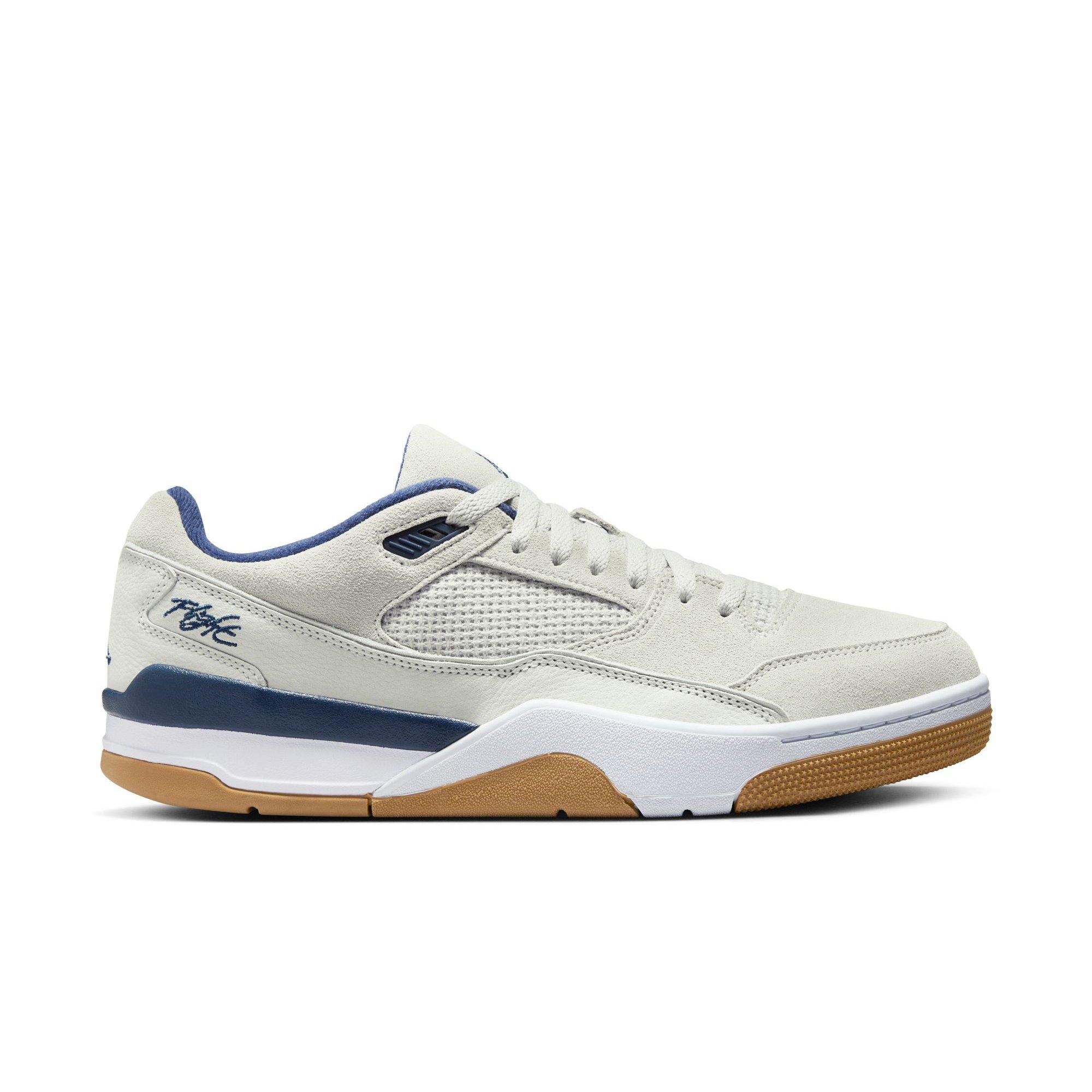 Jordan Flight Court "Neutral Grey/Midnight Navy/White" Men's Shoe - GREY/NAVY Thumbnail View 1