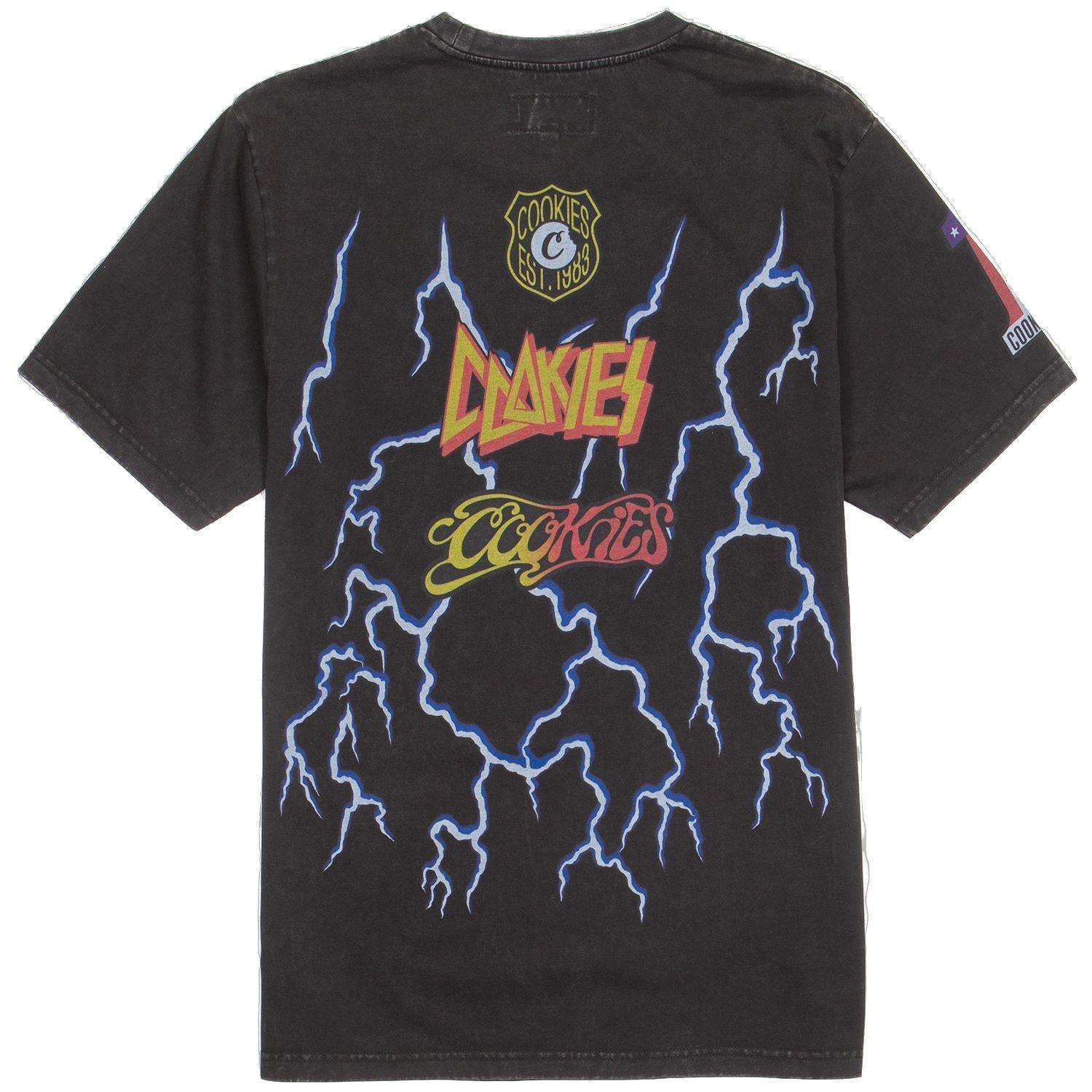 Cookies Men's Essential Ribbed Tee - Semi Flash - BLACK Thumbnail View 2