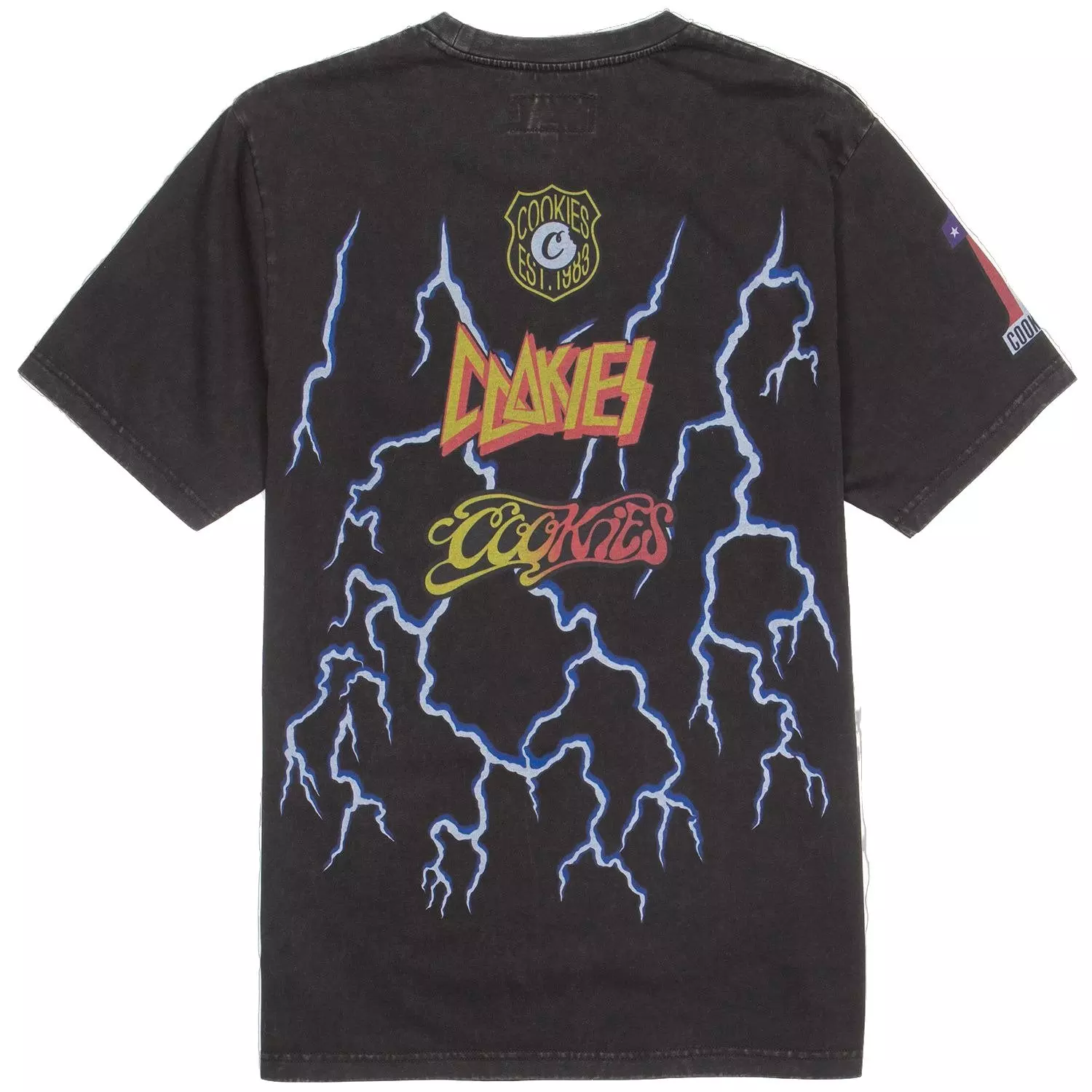 Cookies Men's Essential Ribbed Tee - Semi Flash - BLACK