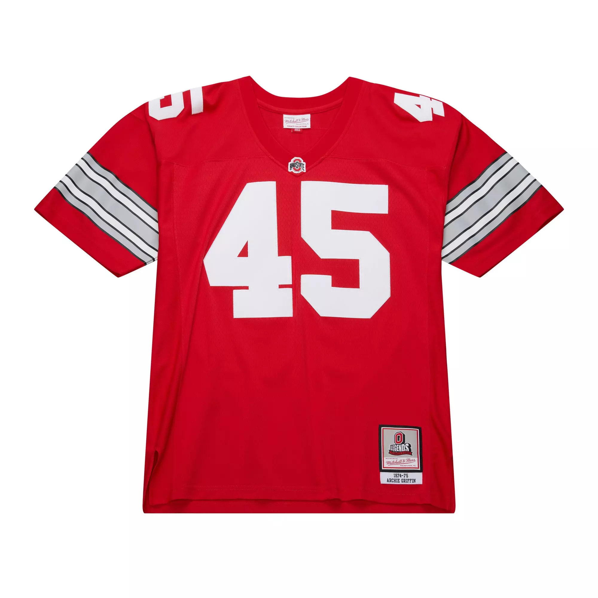 Mitchell & Ness Men's Archie Griffin Ohio State Buckeyes '74-'75 Authentic Game Jersey-Red - RED