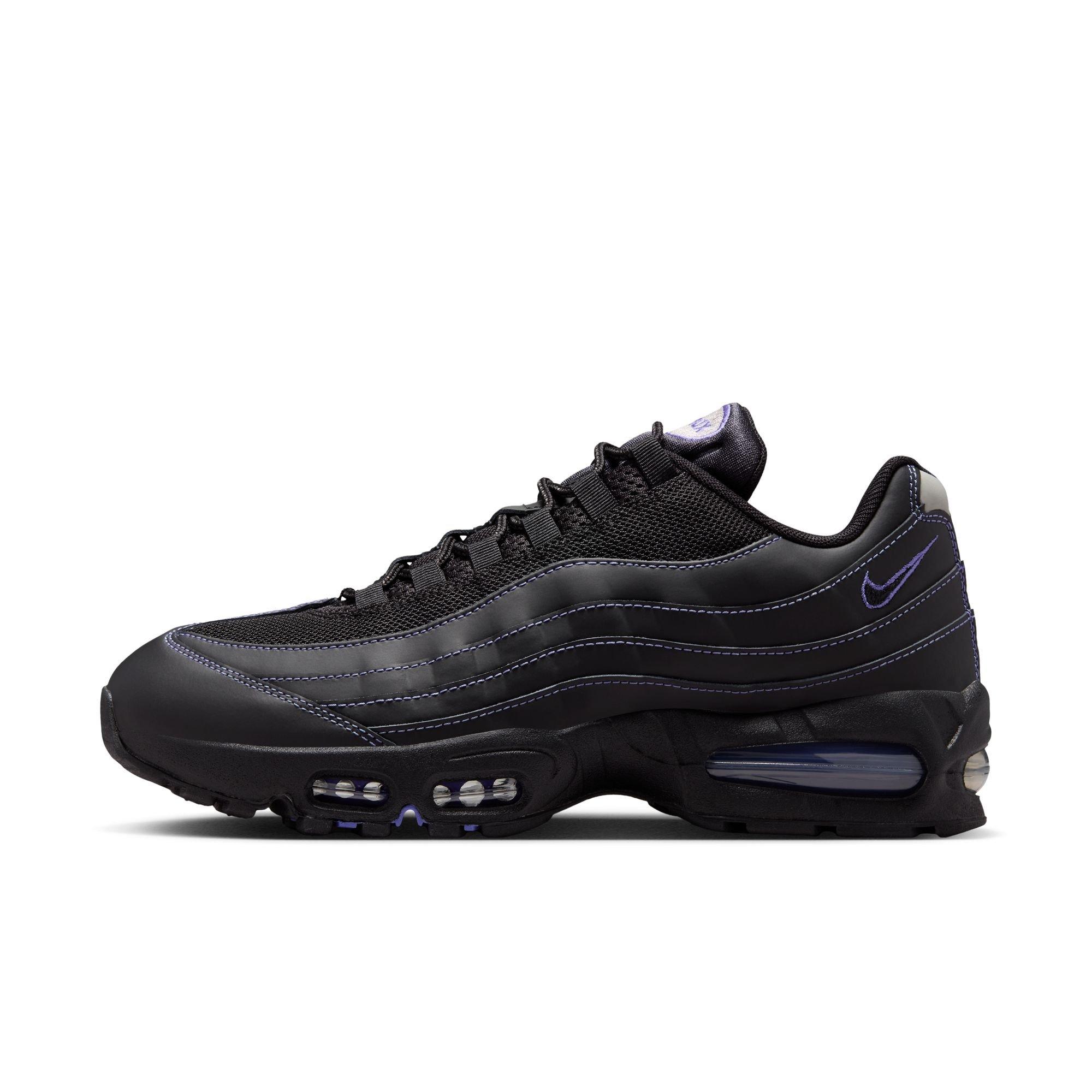 Nike Air Max 95 OG "Black/Persian Violet/Wolf Grey" Men's Shoe - BLACK/VIOLET Thumbnail View 3