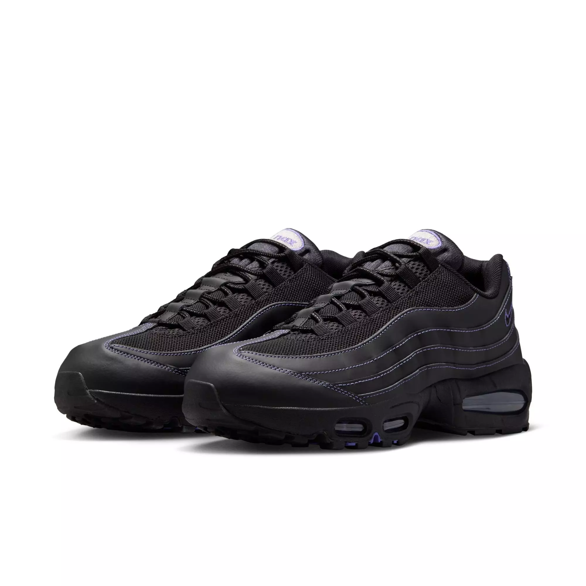 Nike Air Max 95 OG "Black/Persian Violet/Wolf Grey" Men's Shoe - BLACK/VIOLET