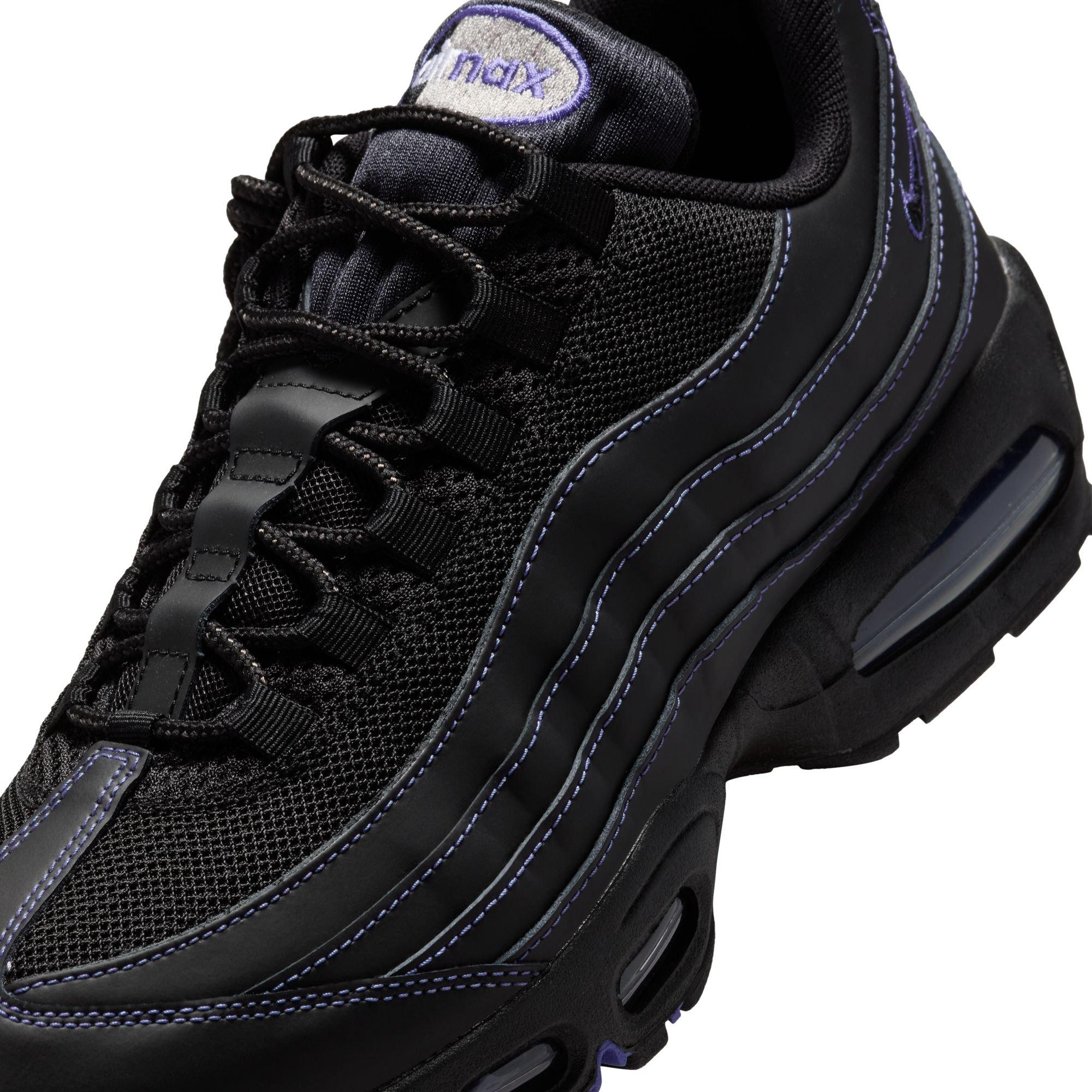 Nike Air Max 95 OG "Black/Persian Violet/Wolf Grey" Men's Shoe - BLACK/VIOLET Thumbnail View 9