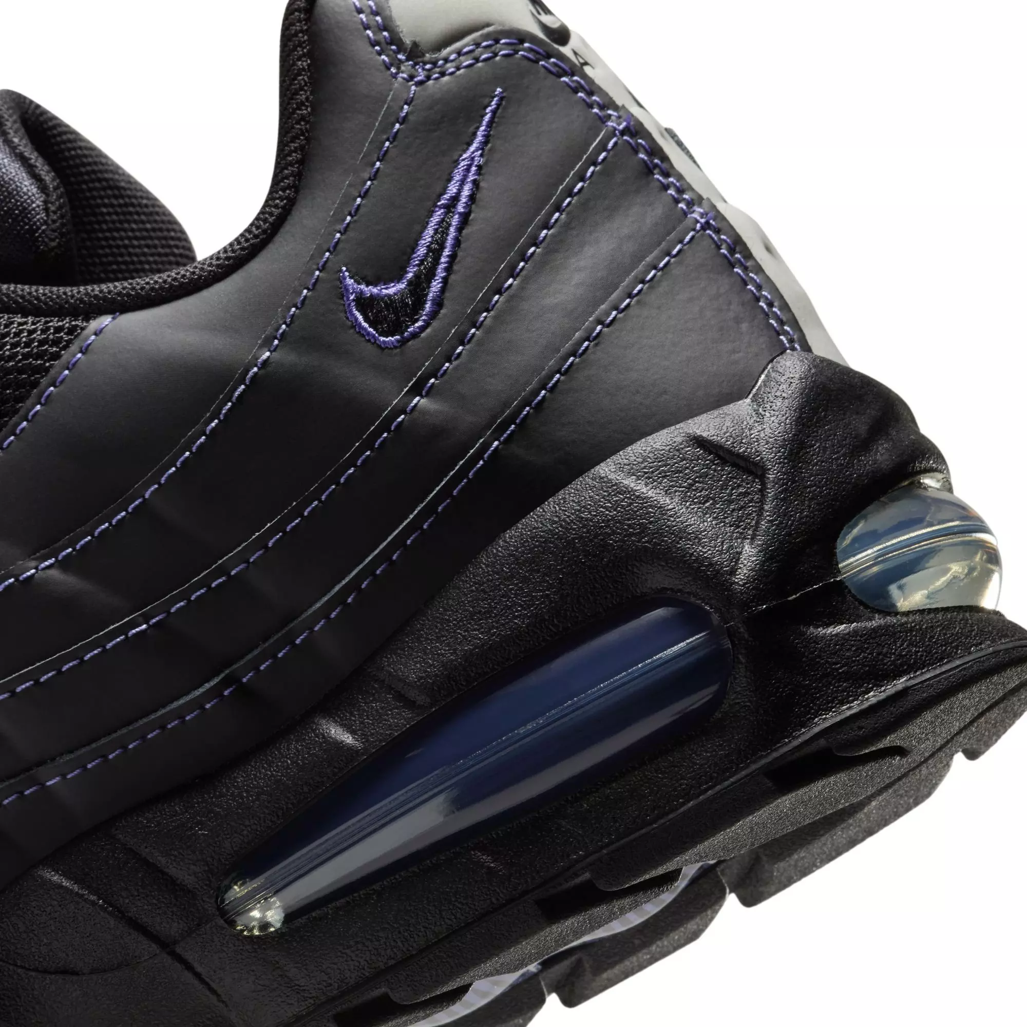 Nike Air Max 95 OG "Black/Persian Violet/Wolf Grey" Men's Shoe - BLACK/VIOLET