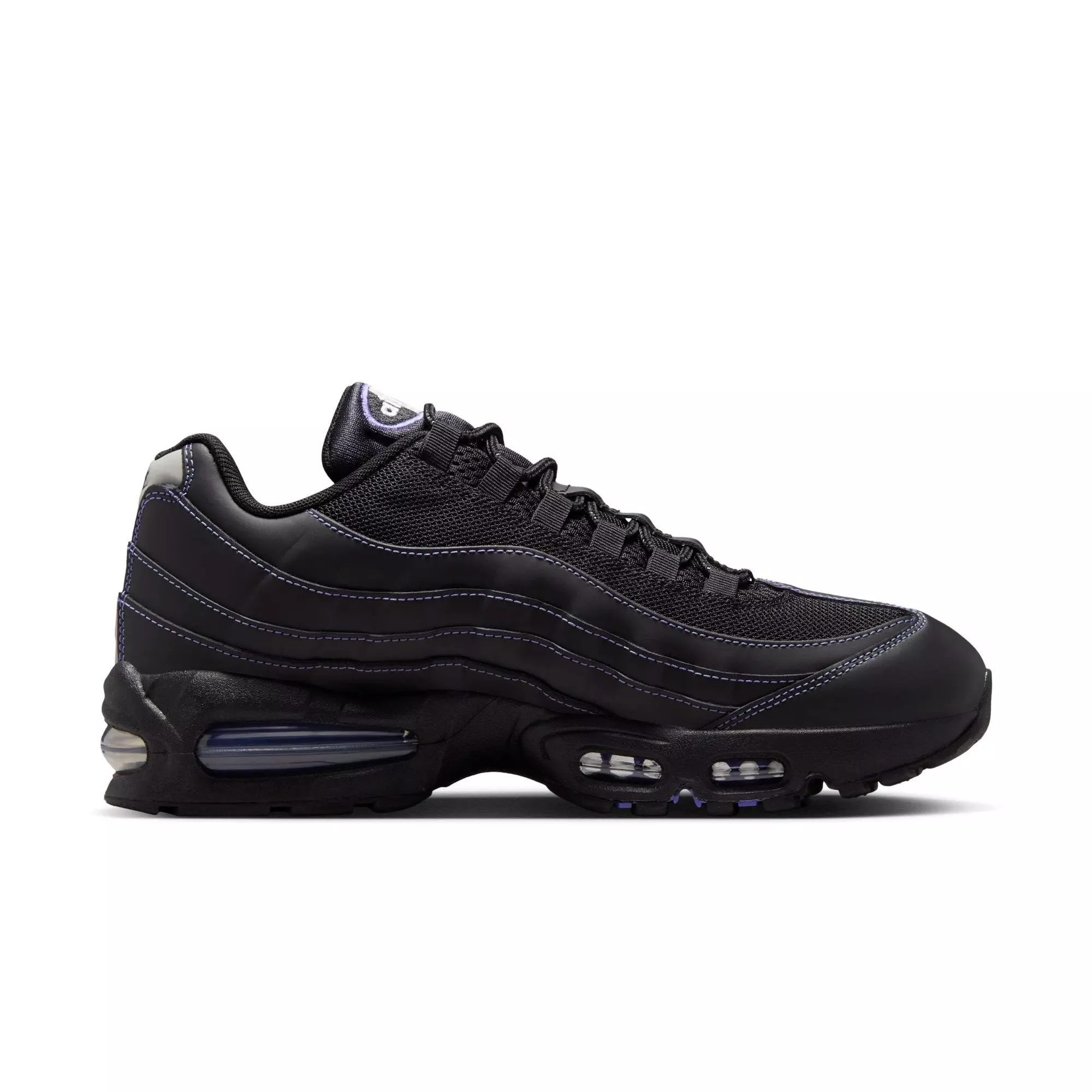 Nike Air Max 95 OG "Black/Persian Violet/Wolf Grey" Men's Shoe - BLACK/VIOLET
