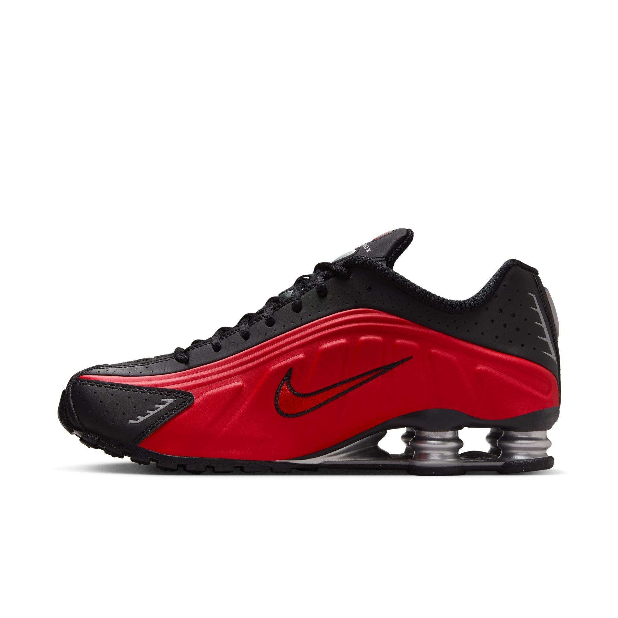 Nike Shox R4 "University Red/Black" Men's Shoe - RED/BLACK Thumbnail View 4