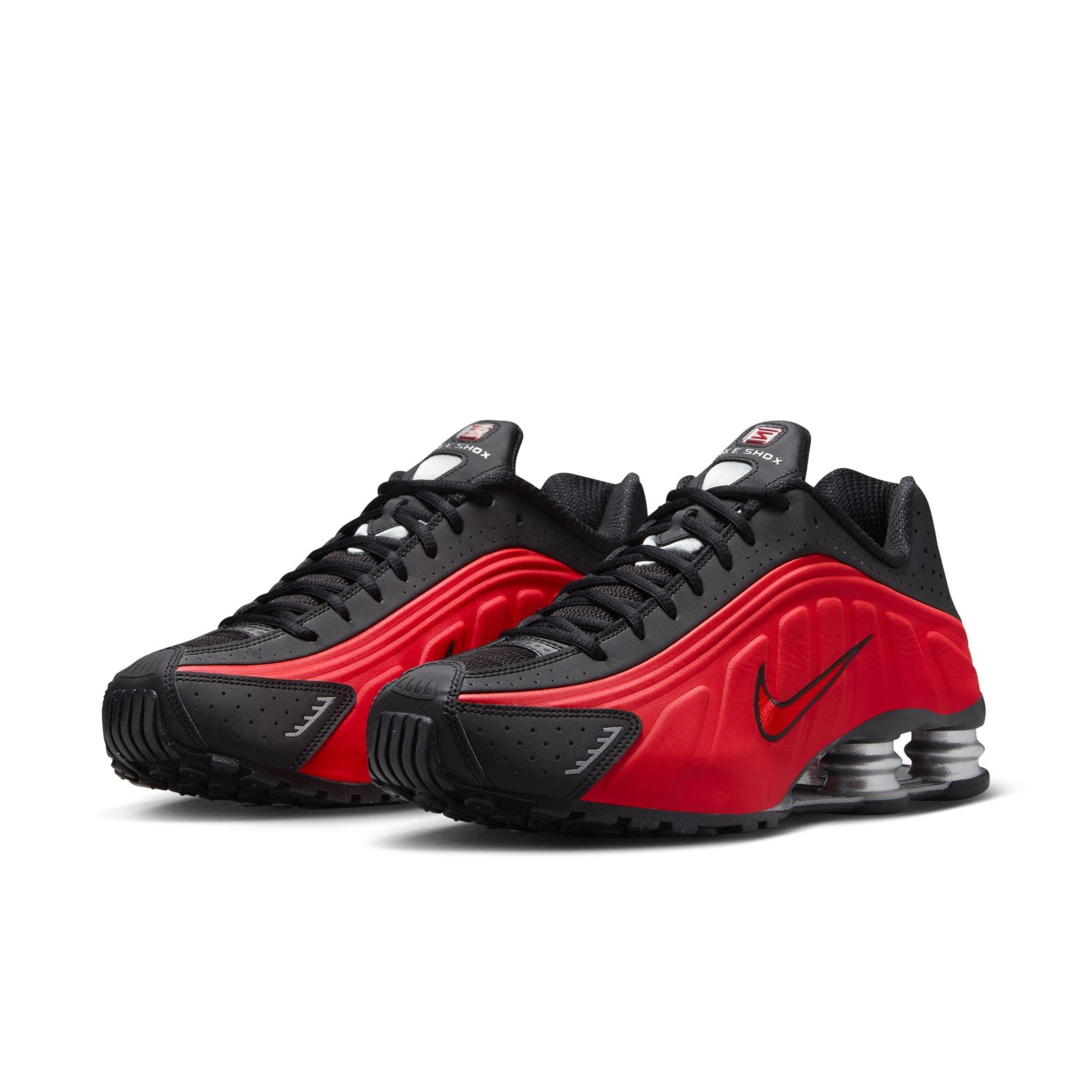 Nike Shox R4 "University Red/Black" Men's Shoe - RED/BLACK Thumbnail View 5