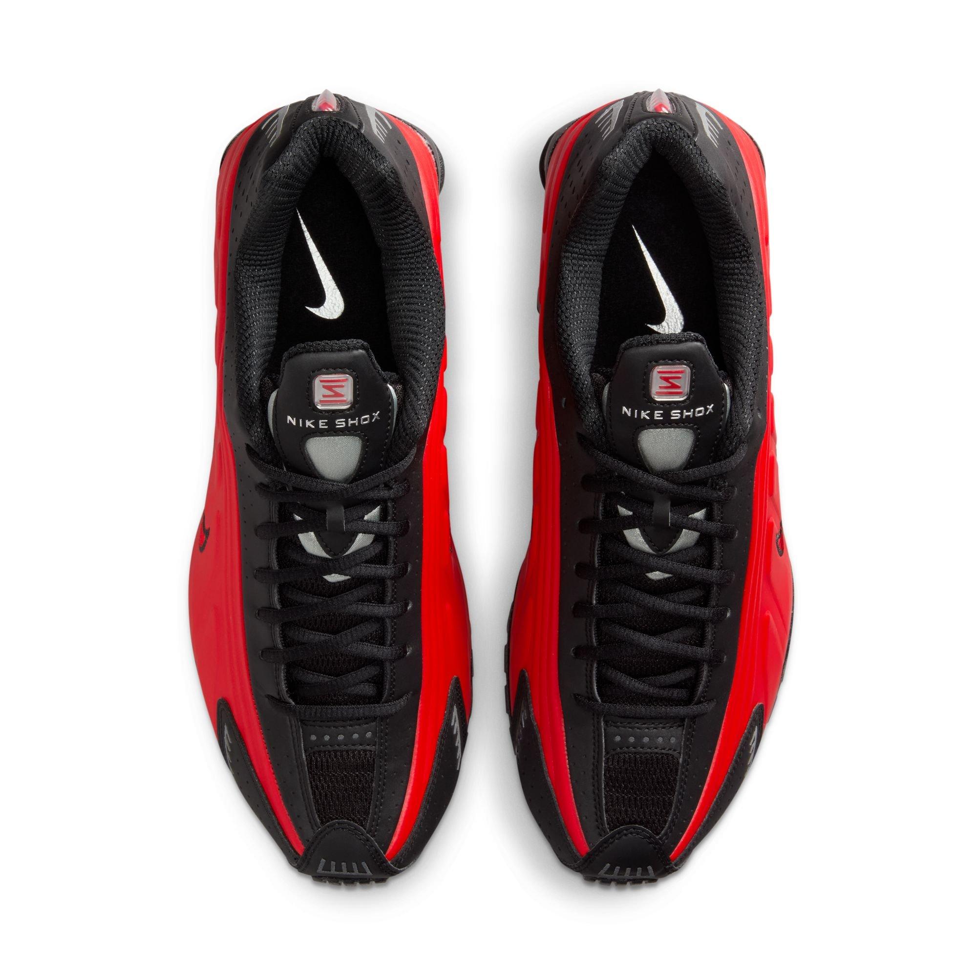 Nike Shox R4 "University Red/Black" Men's Shoe - RED/BLACK Thumbnail View 6