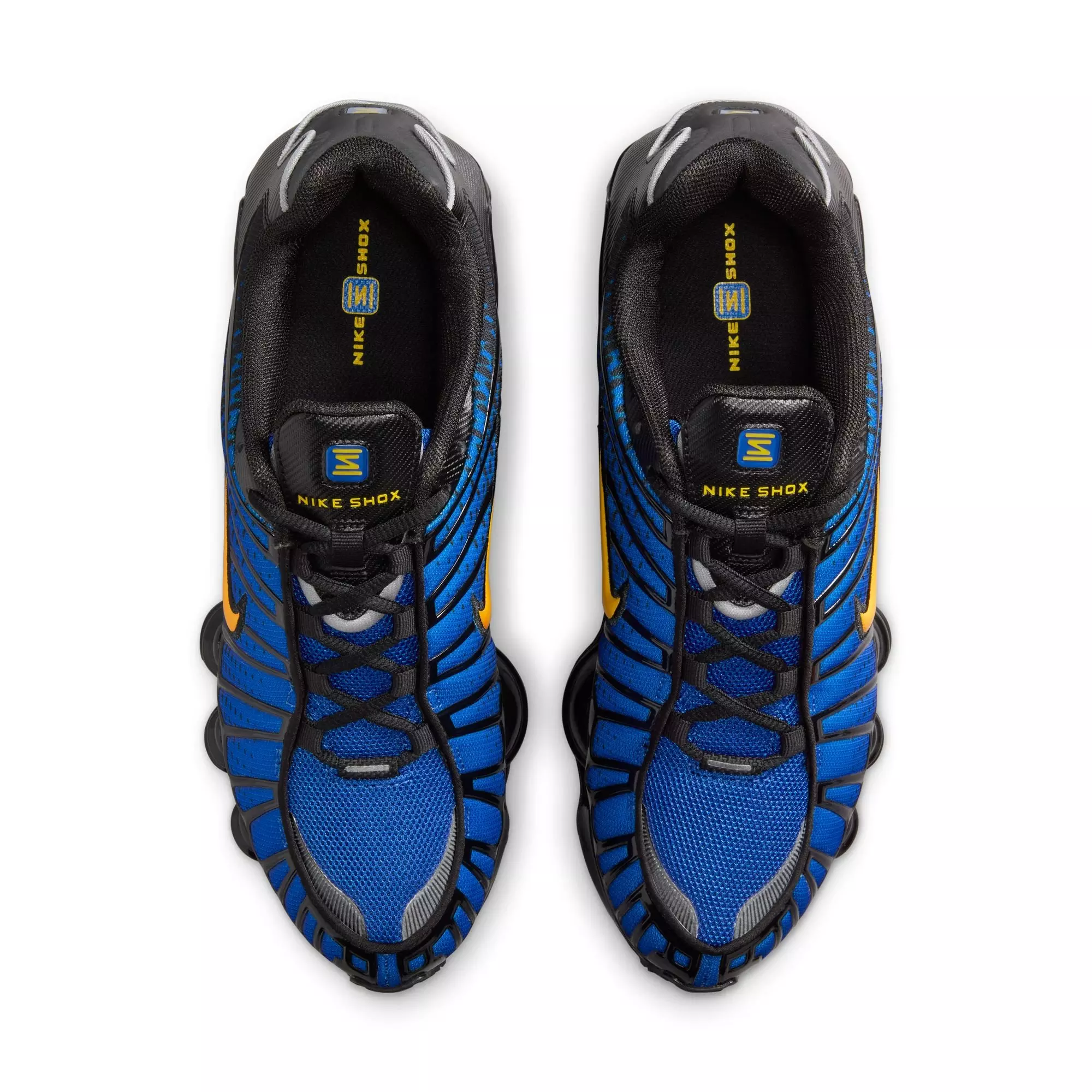 Nike Shox TL "Black Varsity Maize/Metallic Silver" Men's Shoe - RED/BLACK/SILVER