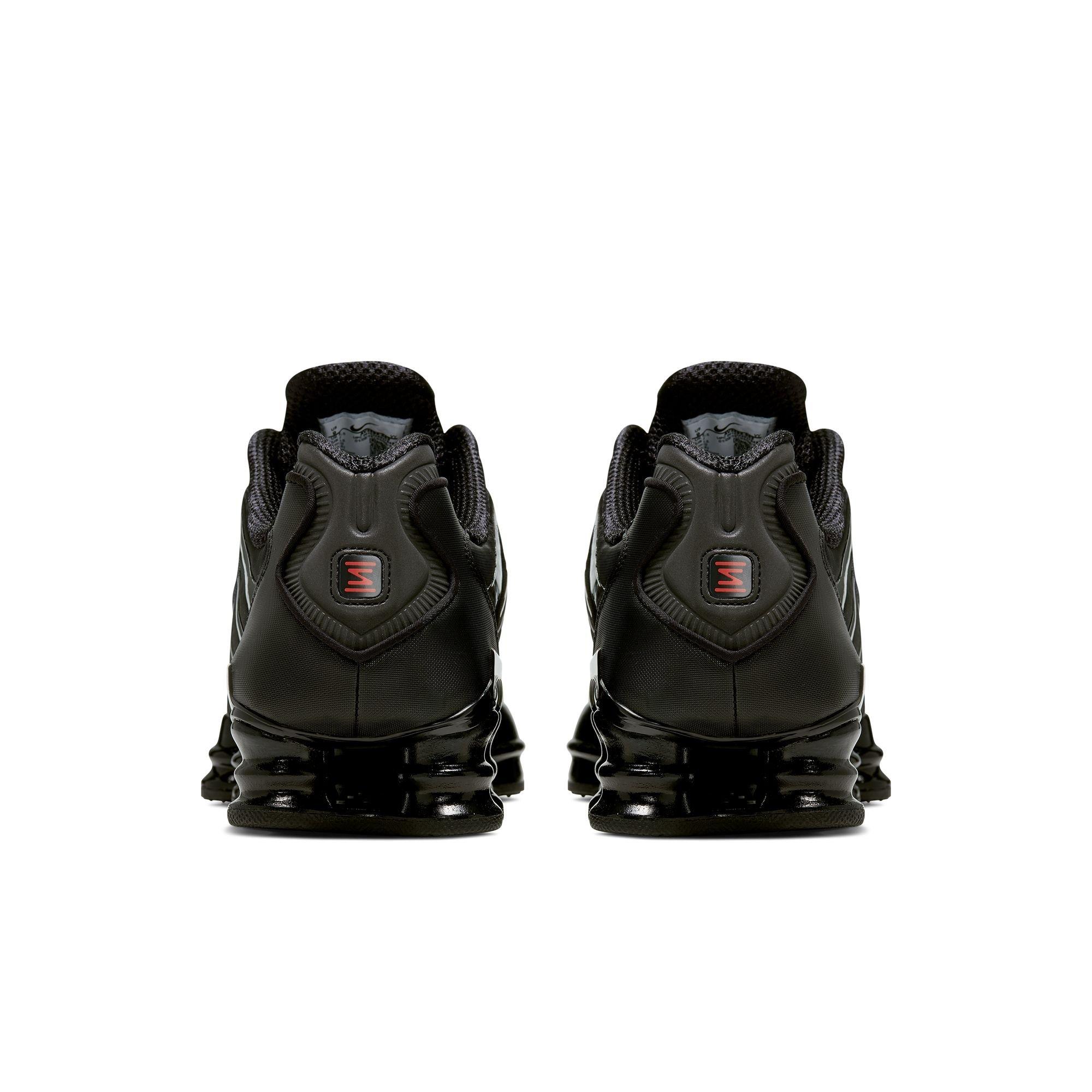 Nike Shox TL "Black/MTLC Hematite/Max Orange" Men's Shoe - GREY/SILVER/BLUE Thumbnail View 6