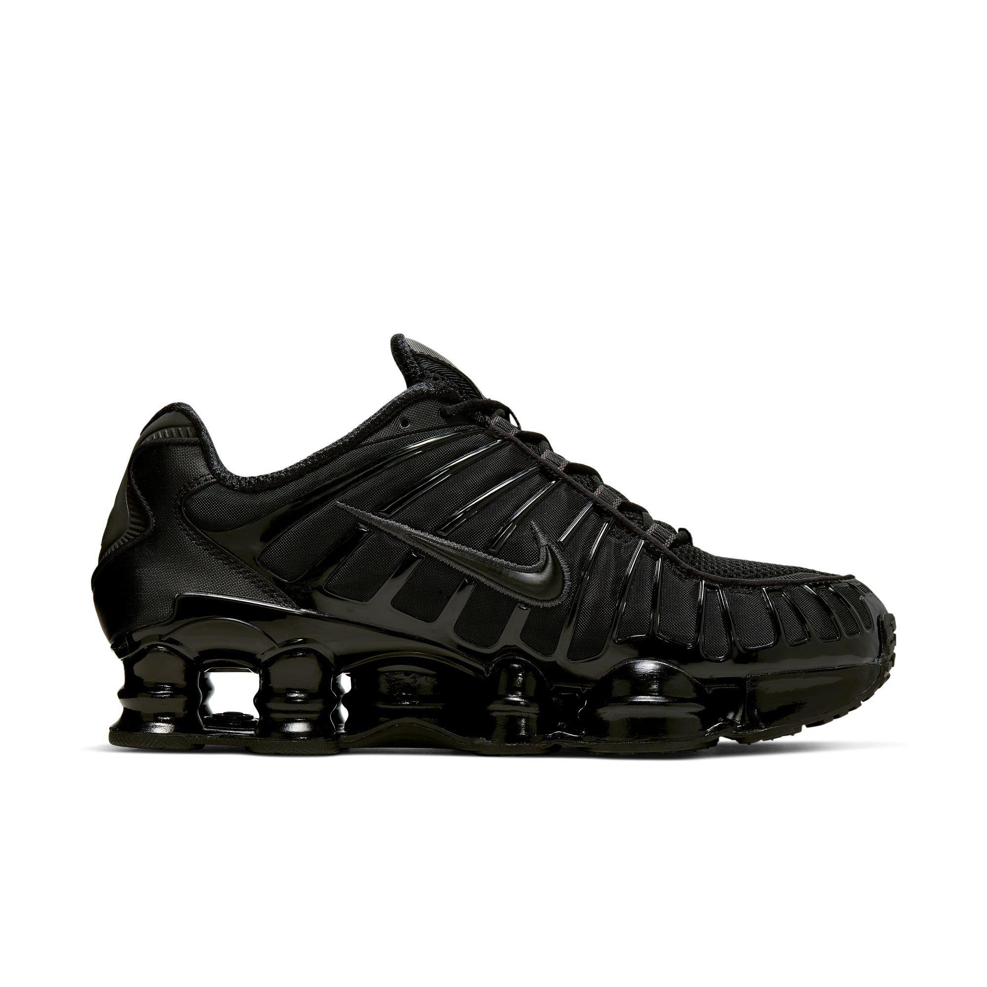 Nike Shox TL "Black/MTLC Hematite/Max Orange" Men's Shoe - GREY/SILVER/BLUE Thumbnail View 1