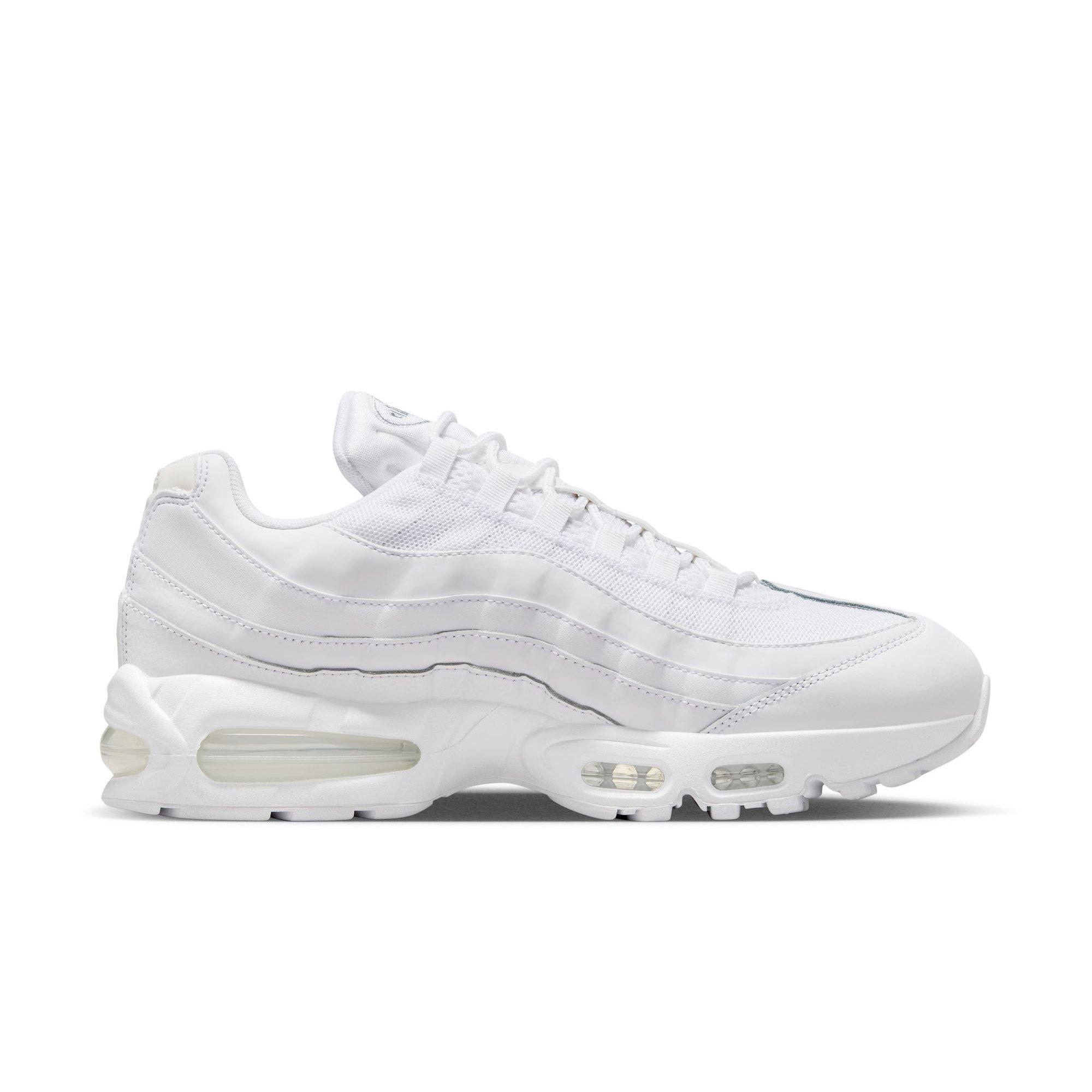 靴 Nike Air Max 95 White Pure Platinum Nike Air Max 95 Essential Triple White Pure Platinum Men's