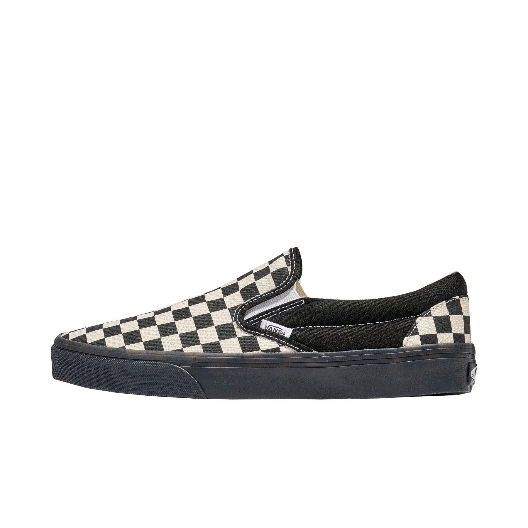 Vans Checkerboard Slip On "Black/White" Unisex Shoe - BLACK/WHITE Thumbnail View 2