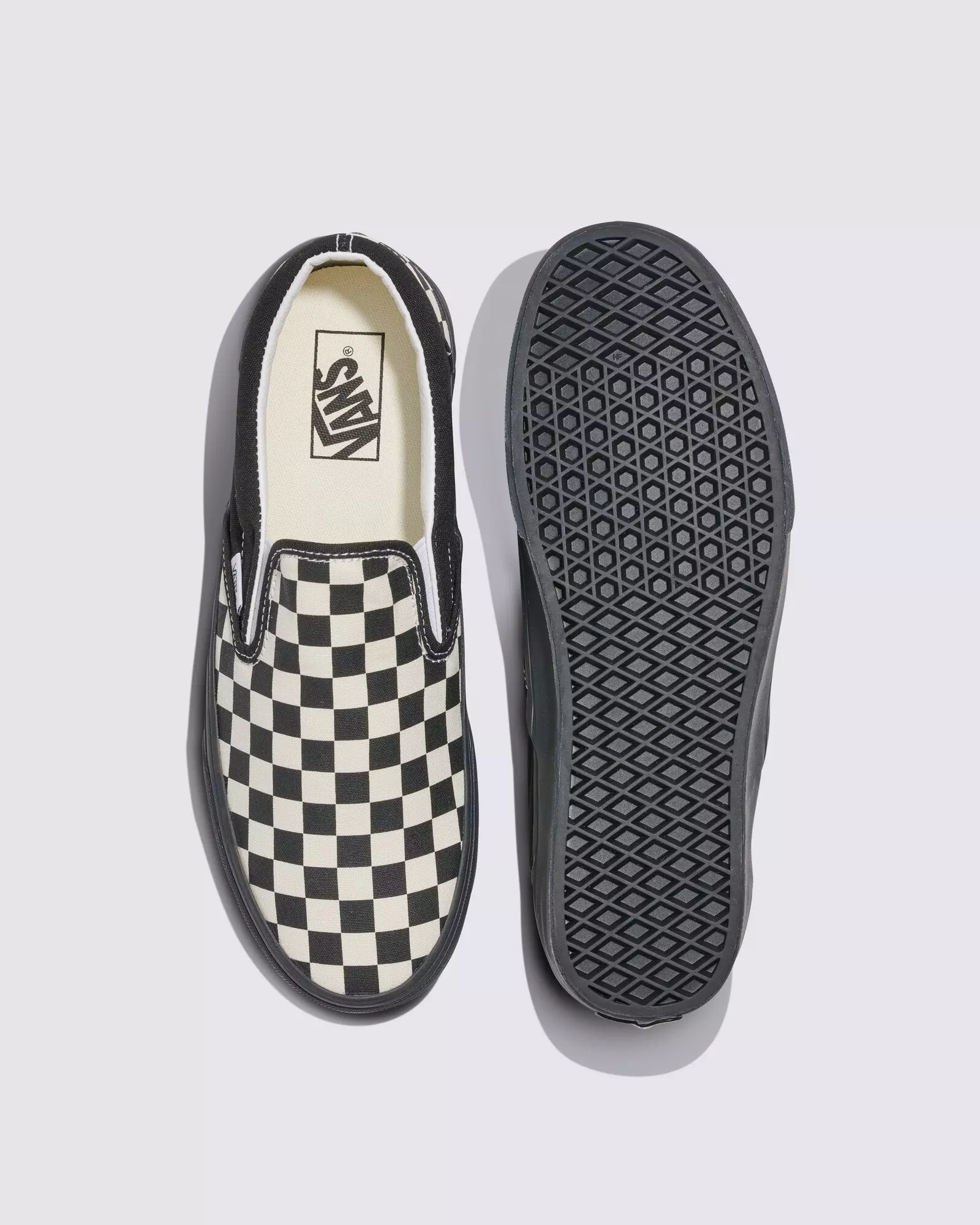 Vans Checkerboard Slip On "Black/White" Unisex Shoe - BLACK/WHITE