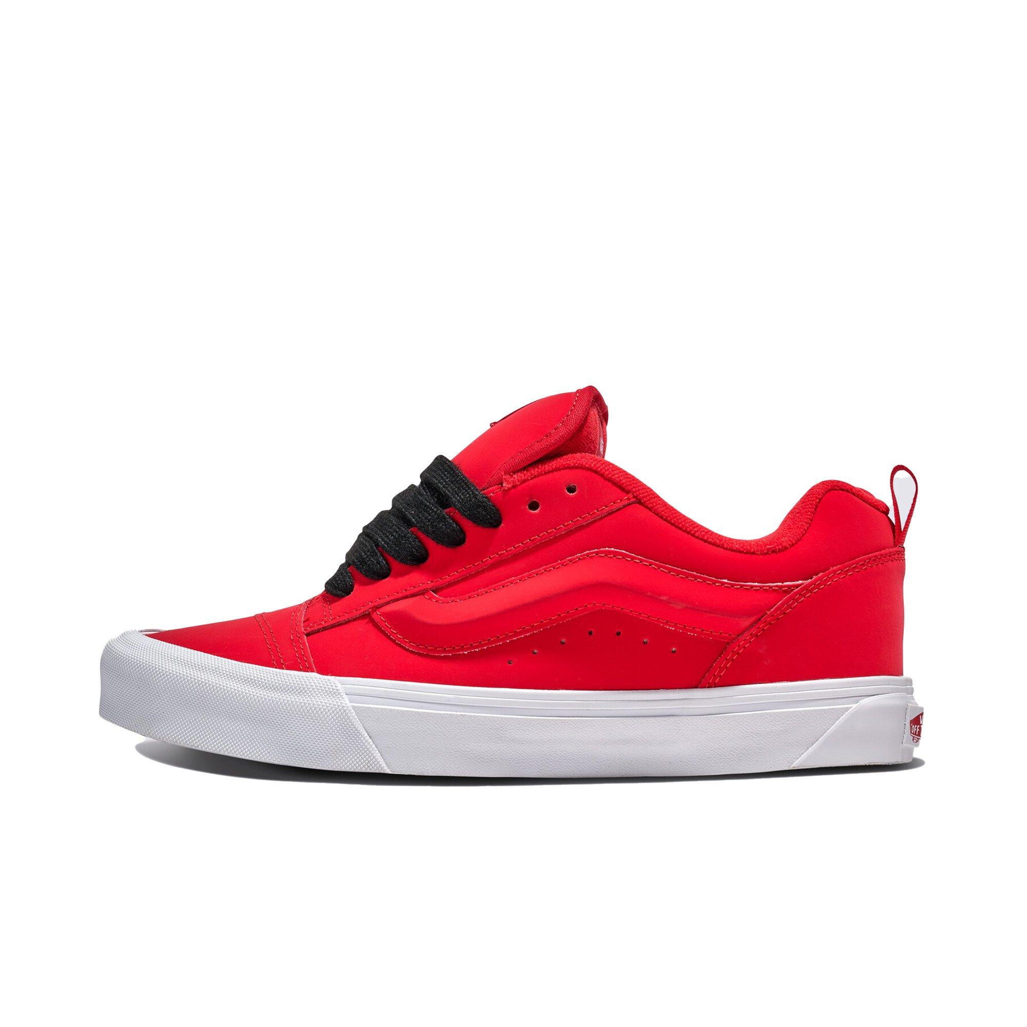 Vans Knu Skool "Red/White/Black" Unisex Shoe - RED/WHITE/BLACK Thumbnail View 2