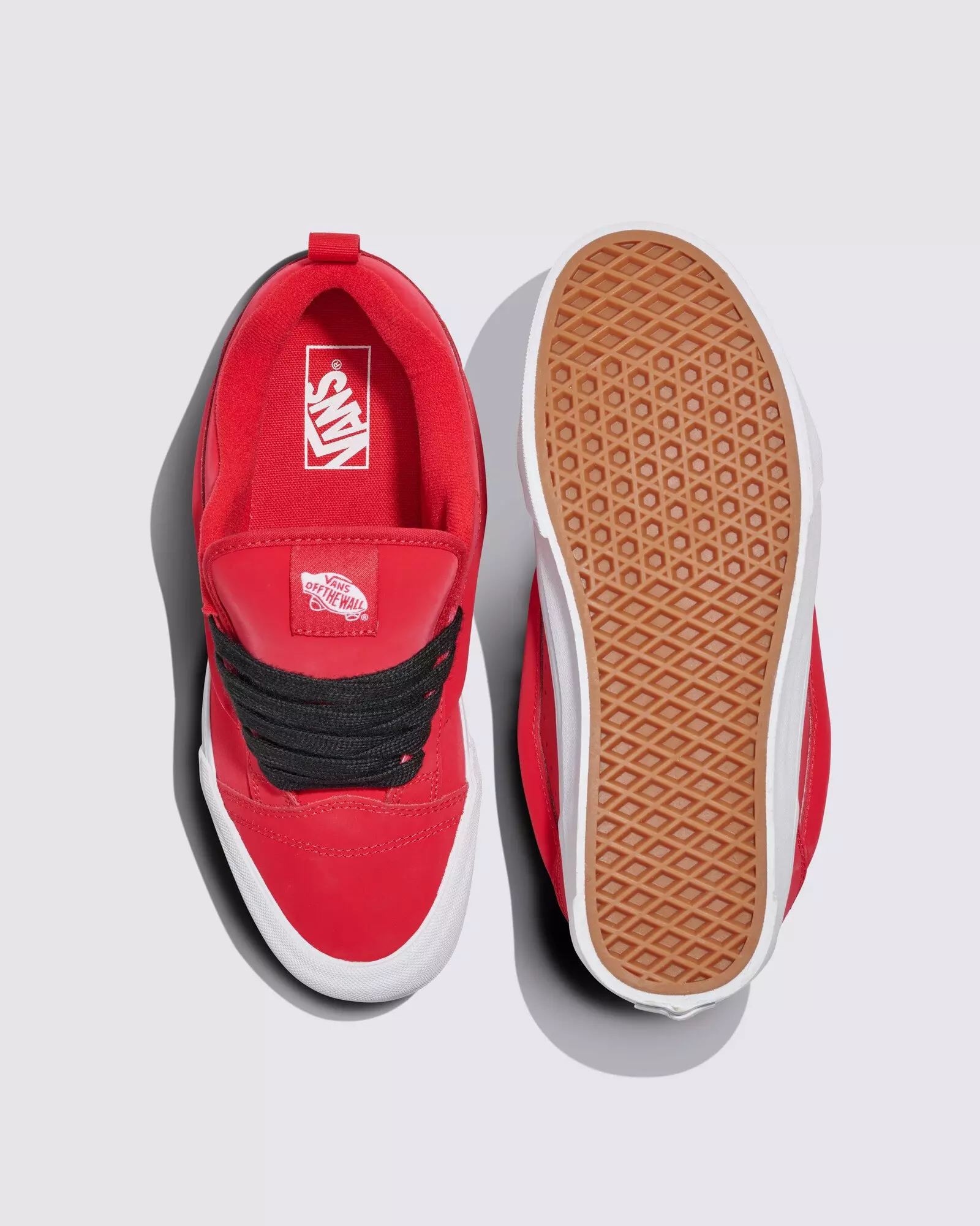 Vans Knu Skool "Red/White/Black" Unisex Shoe - RED/WHITE/BLACK
