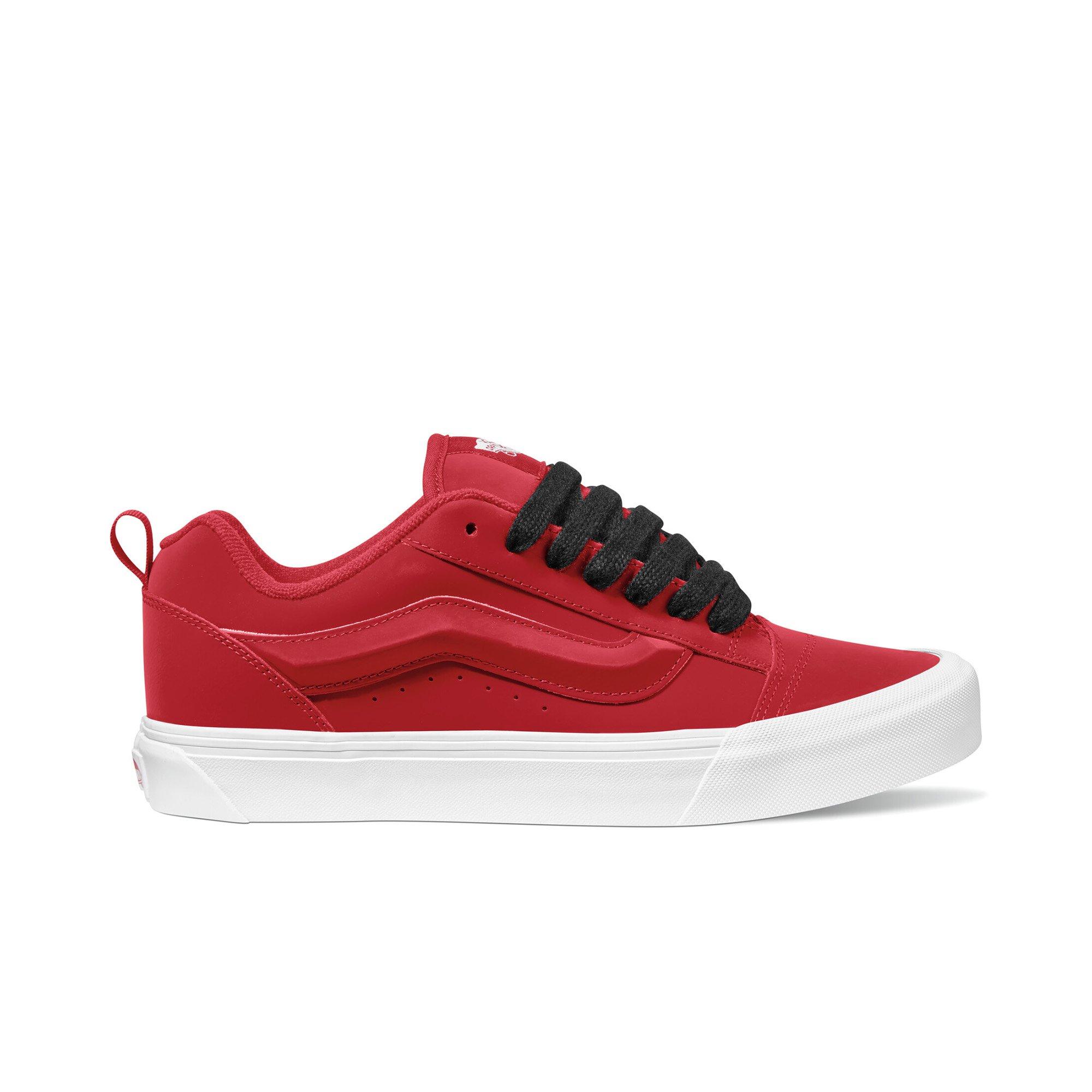 Vans Knu Skool "Red/White/Black" Unisex Shoe - RED/WHITE/BLACK Thumbnail View 1