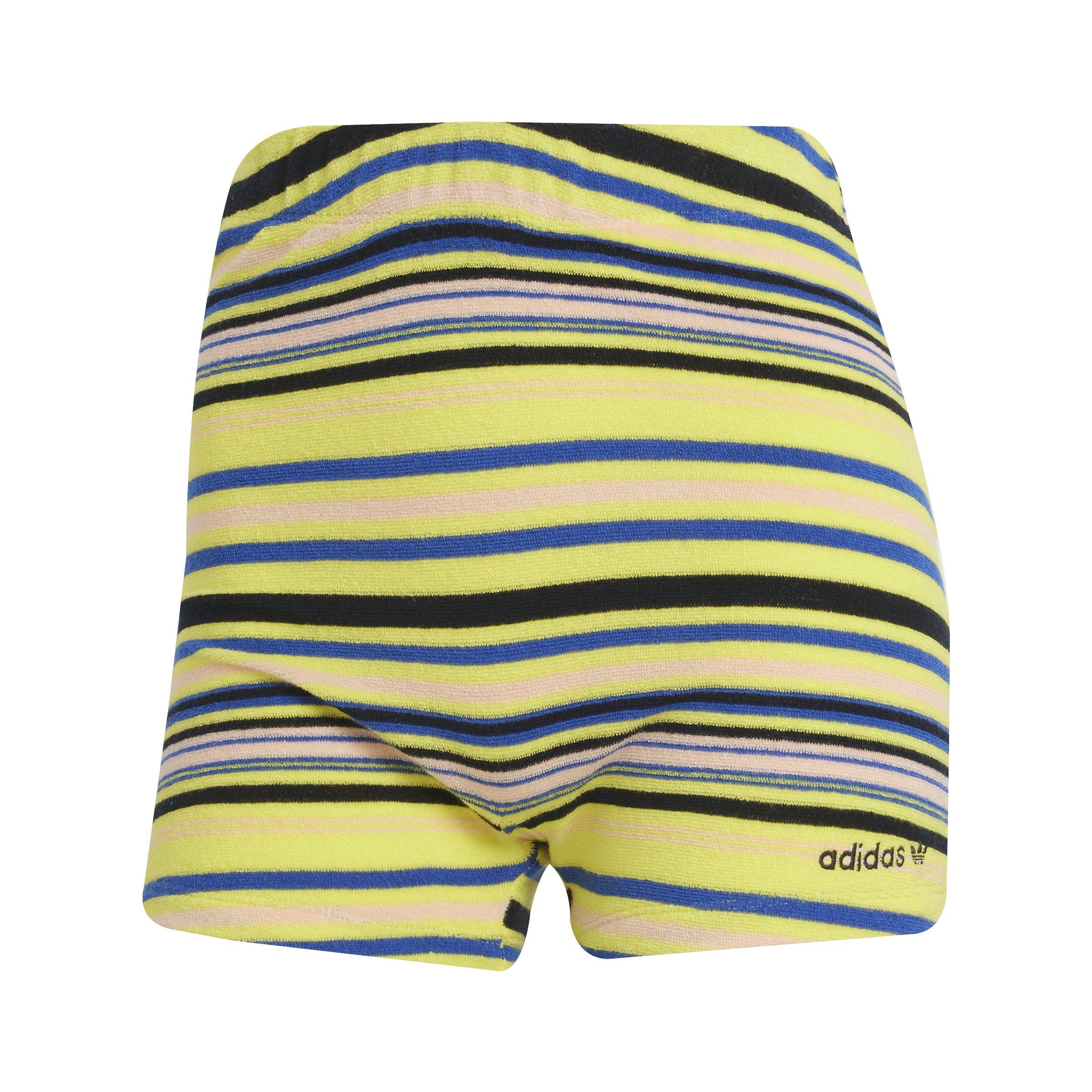 adidas Originals Women's Striped Towel Shorts