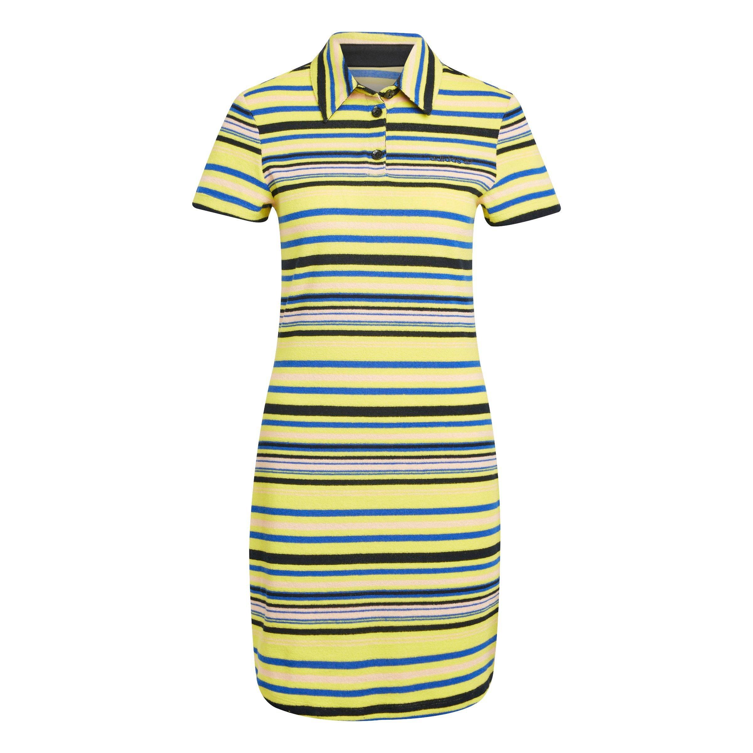25SS新作【ADIDAS】Striped Towel Dress◆正規品 adidas Originals Women's Striped Towel Dress