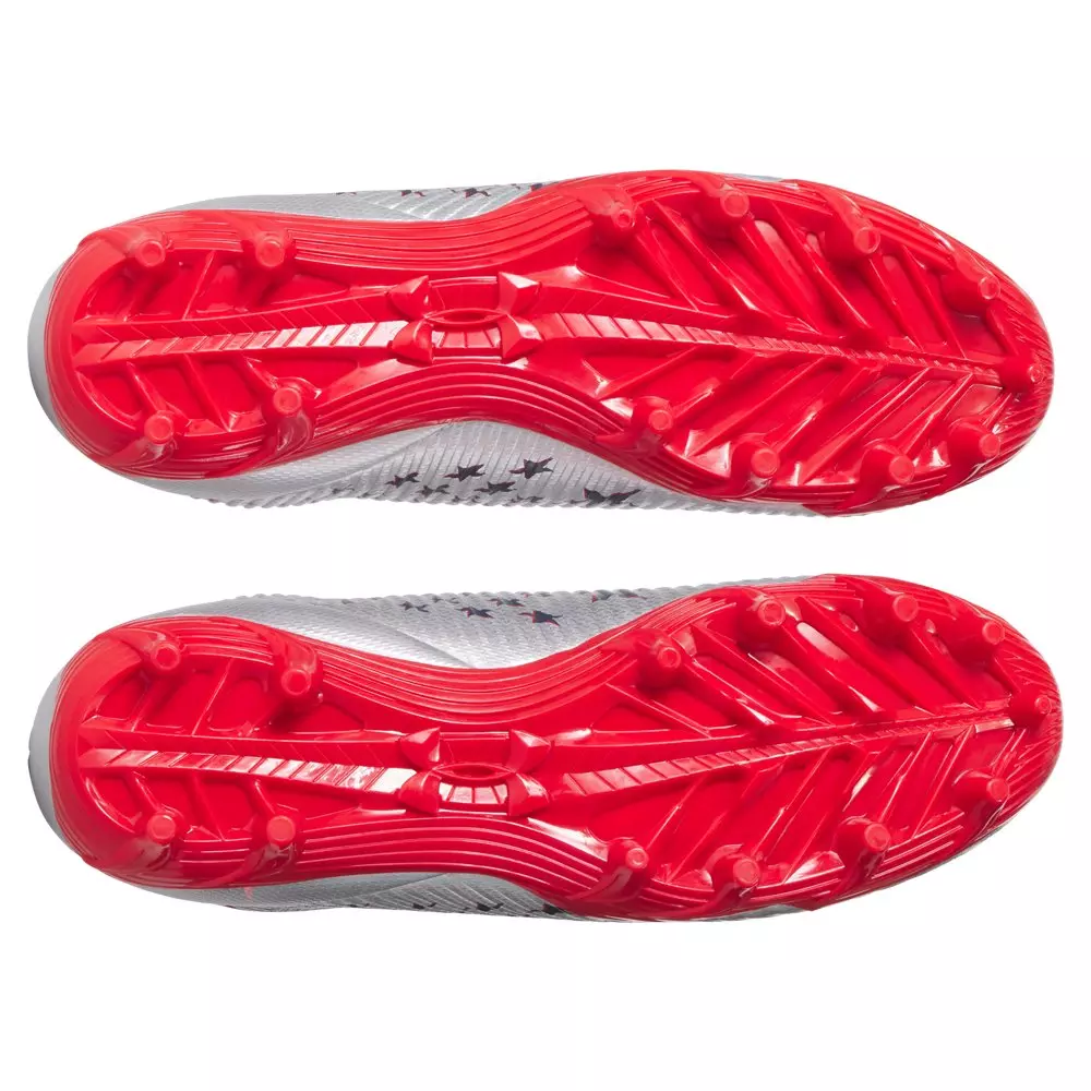 Under Armour Blur Select Jr "USA" Grade School Boys' Football Cleat - SILVER/NAVY