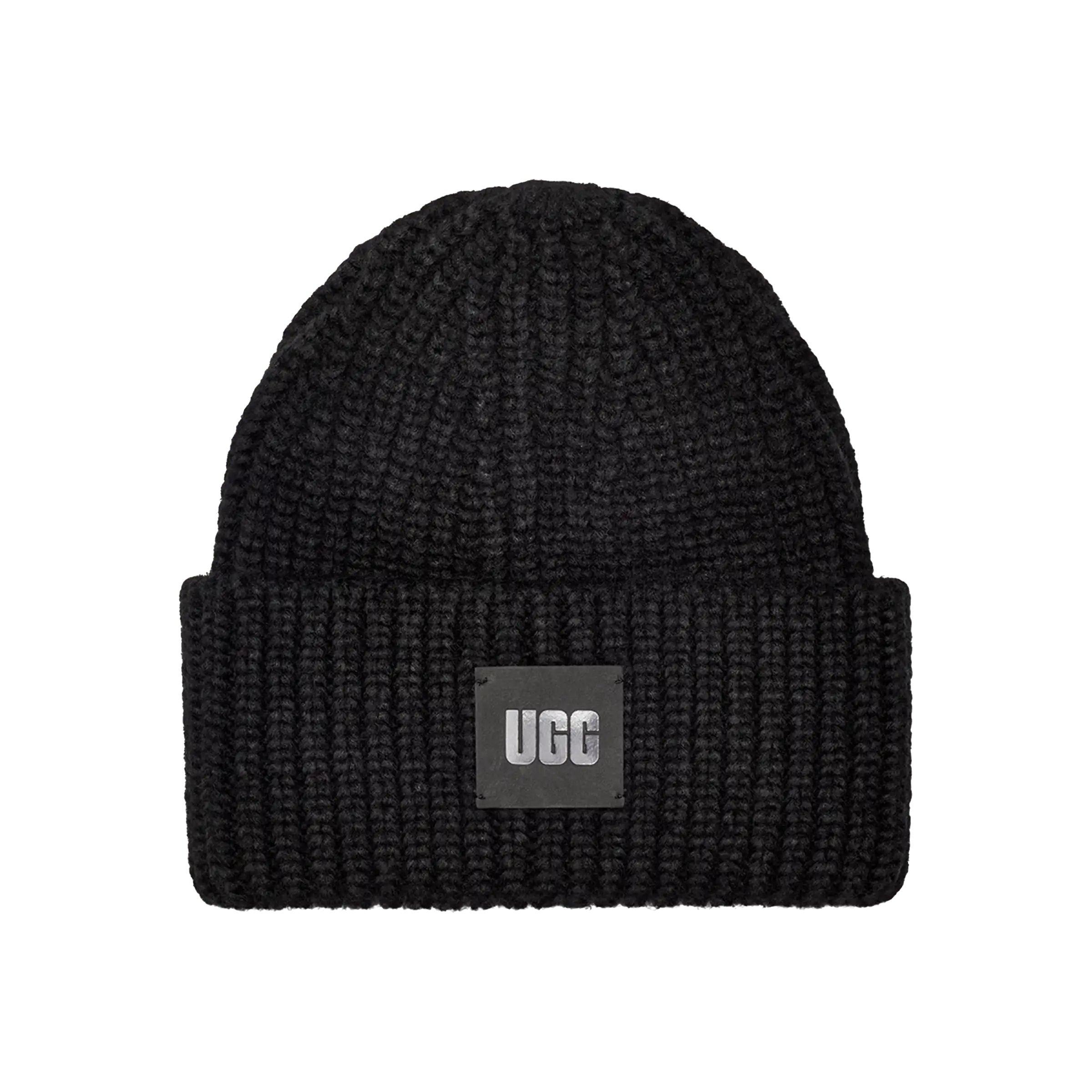 UGG Chunky Rib Beanie - BLACK Thumbnail View 1