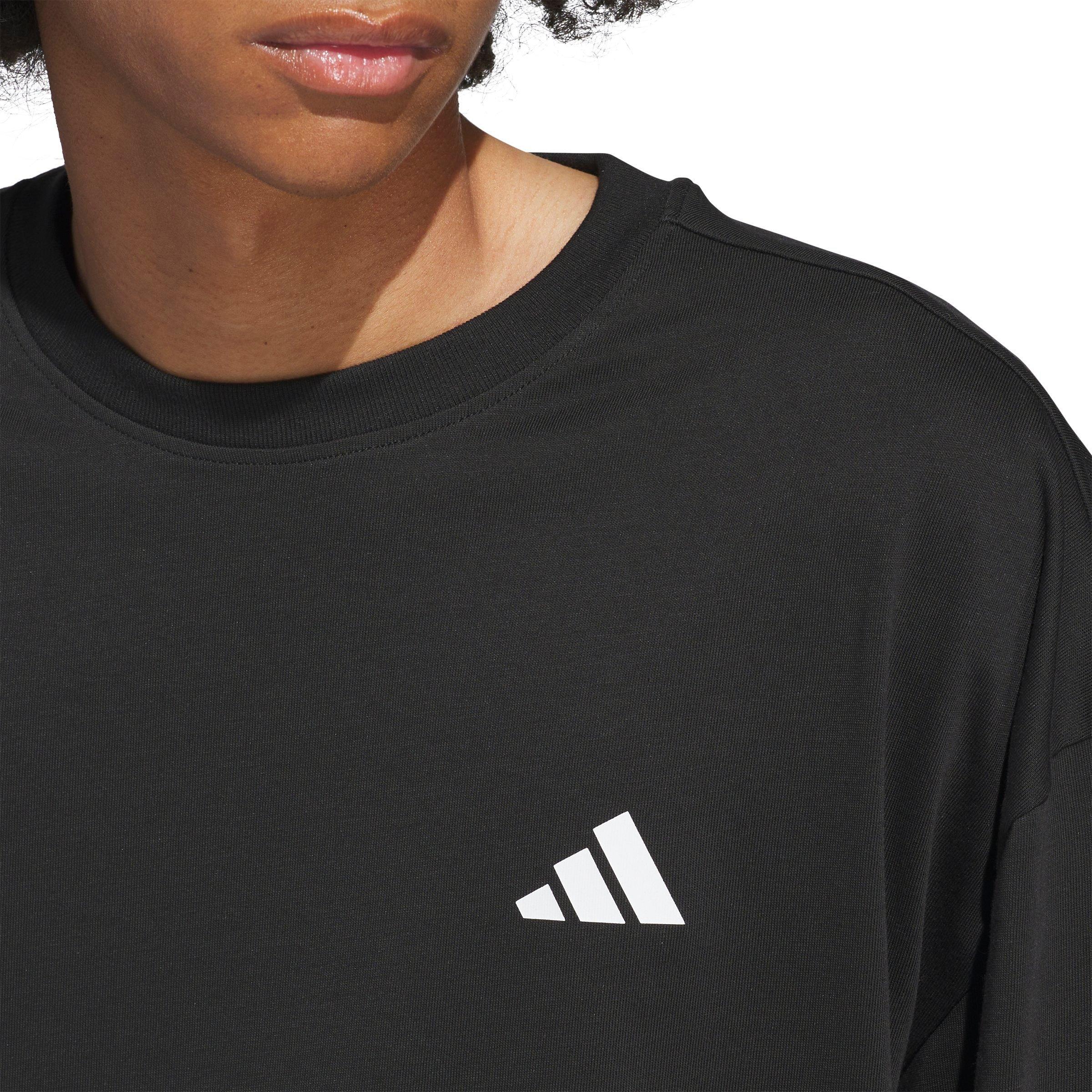 adidas Men's All Day I Dream About Graphic Tee - BLACK Thumbnail View 3