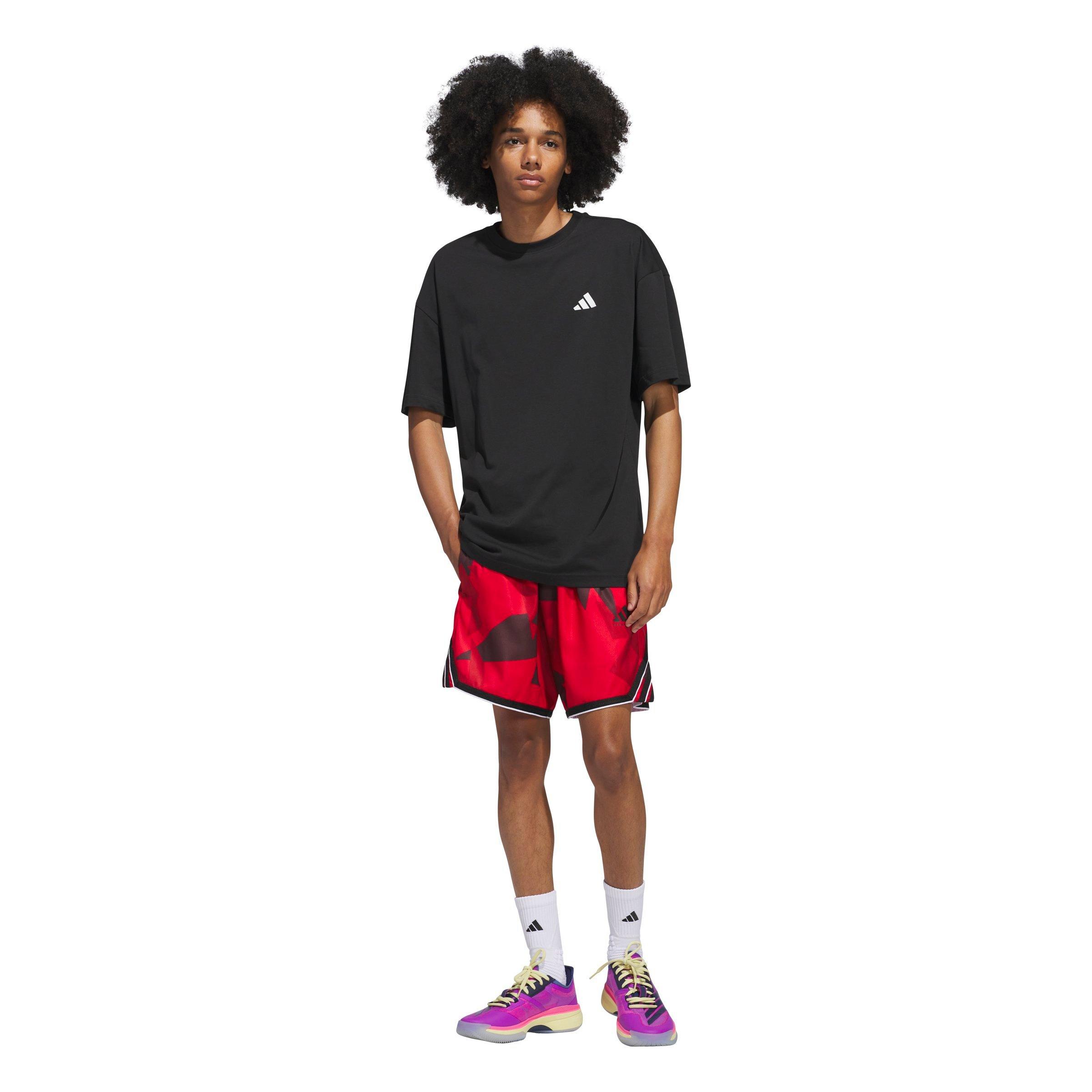 adidas Men's All Day I Dream About Graphic Tee - BLACK Thumbnail View 6