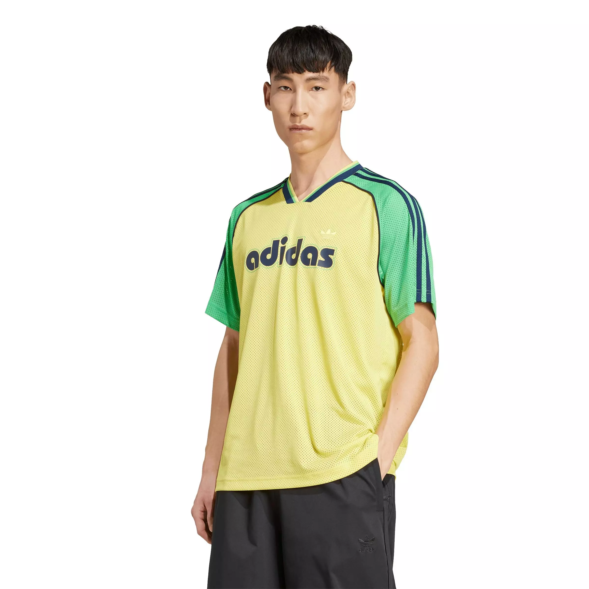 adidas Originals Men's Soccer Jersey - Yellow - YELLOW
