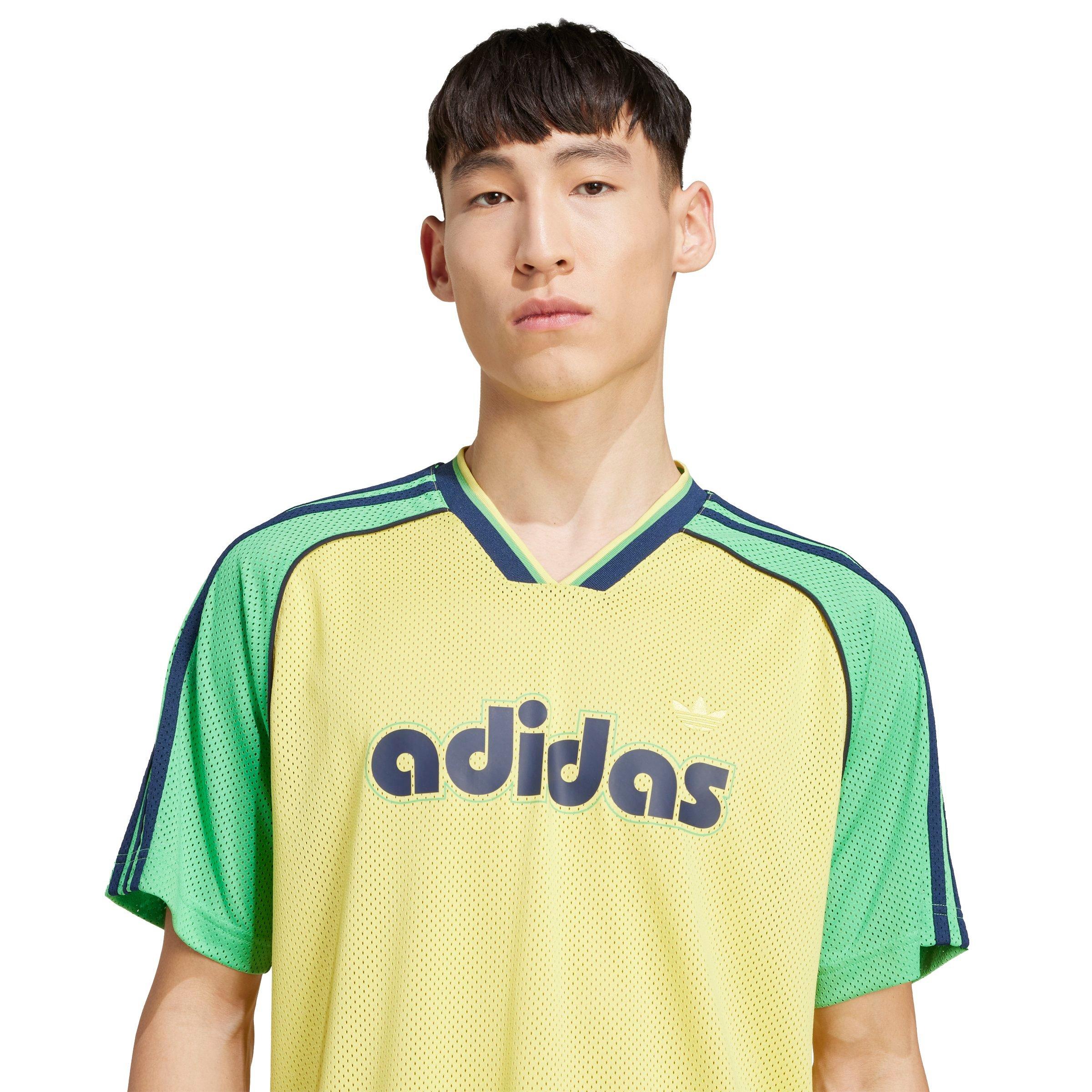 adidas Originals Men's Soccer Jersey - YELLOW Thumbnail View 3