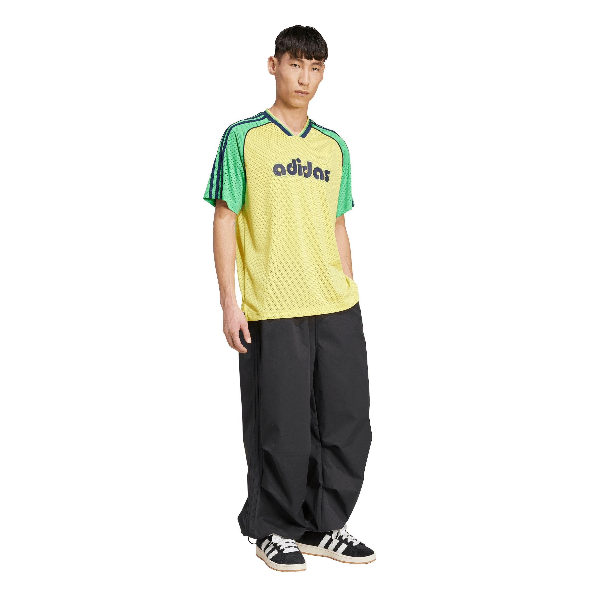 adidas Originals Men's Soccer Jersey - Yellow - YELLOW Thumbnail View 5