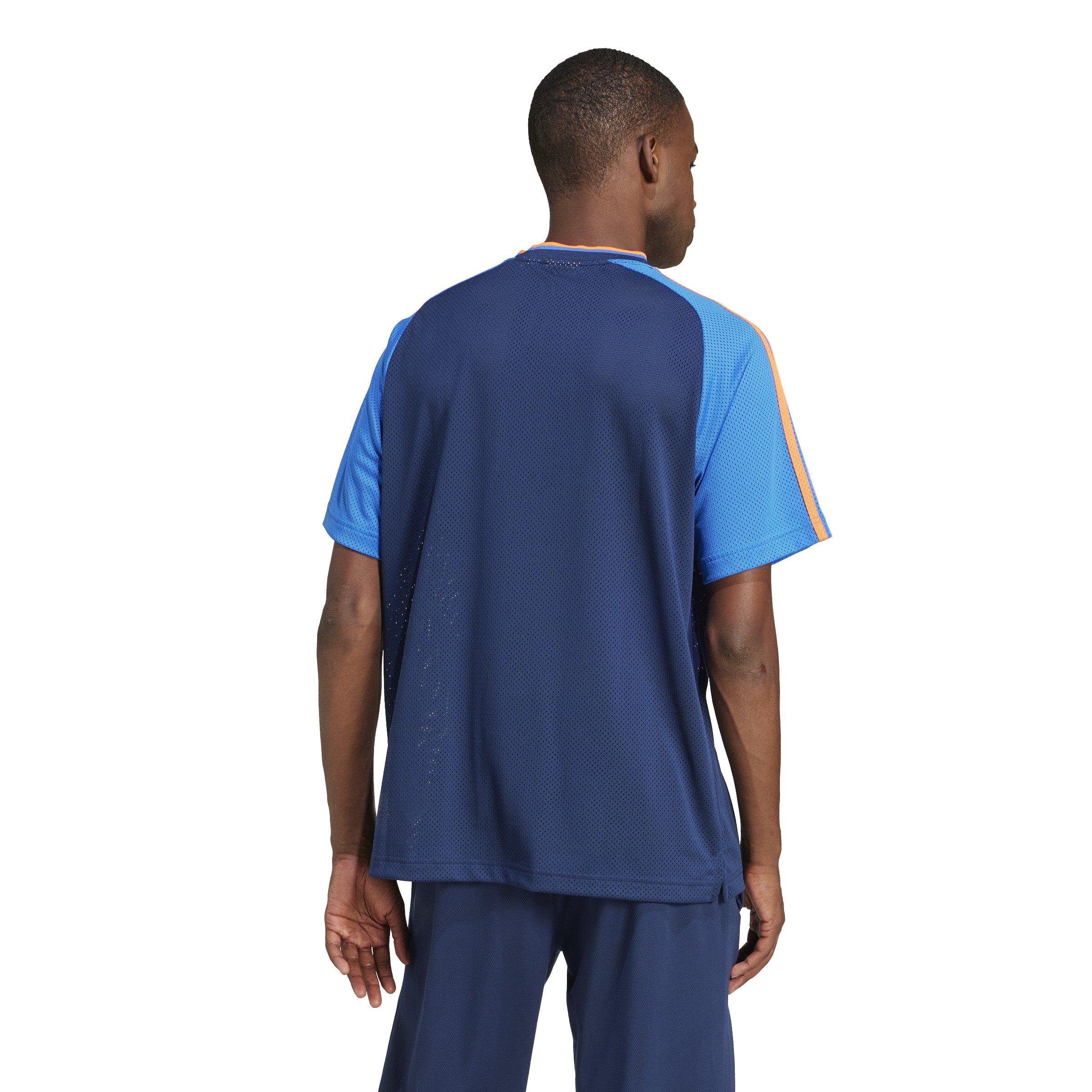 adidas Originals Men's Soccer Jersey - BLUE Thumbnail View 2