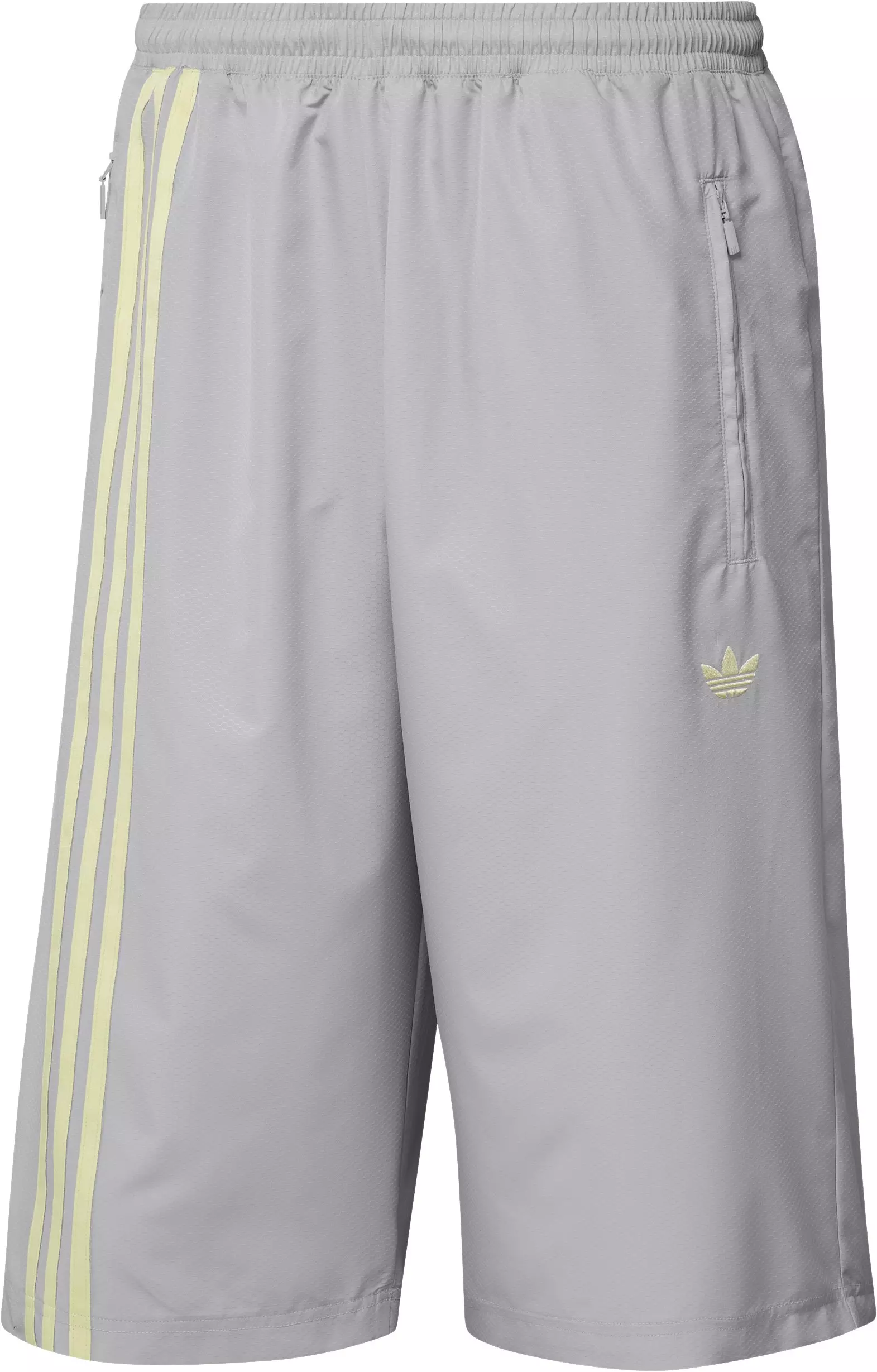 adidas Originals Men's Fashion Front Stripes Firebird Shorts - GREY