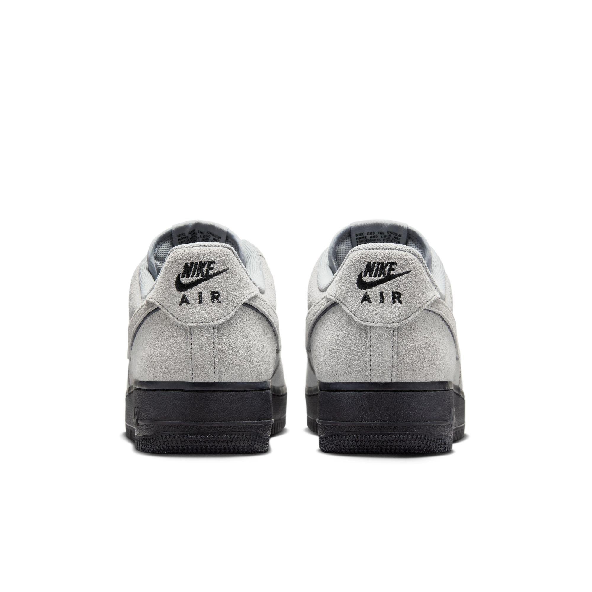 Nike Air Force 1 '07 LV8 "Lt Smoke Grey/White" Men's Shoe - GREY/BLACK Thumbnail View 7